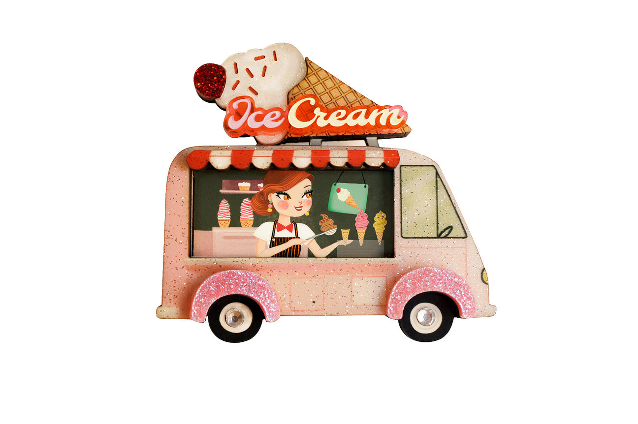 Laliblue Ice-Cream Truck Brooch