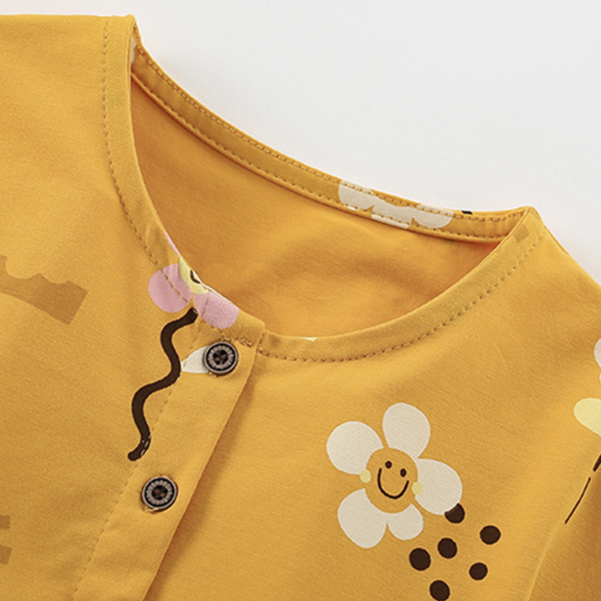 Kawaii Flower Yellow Dress