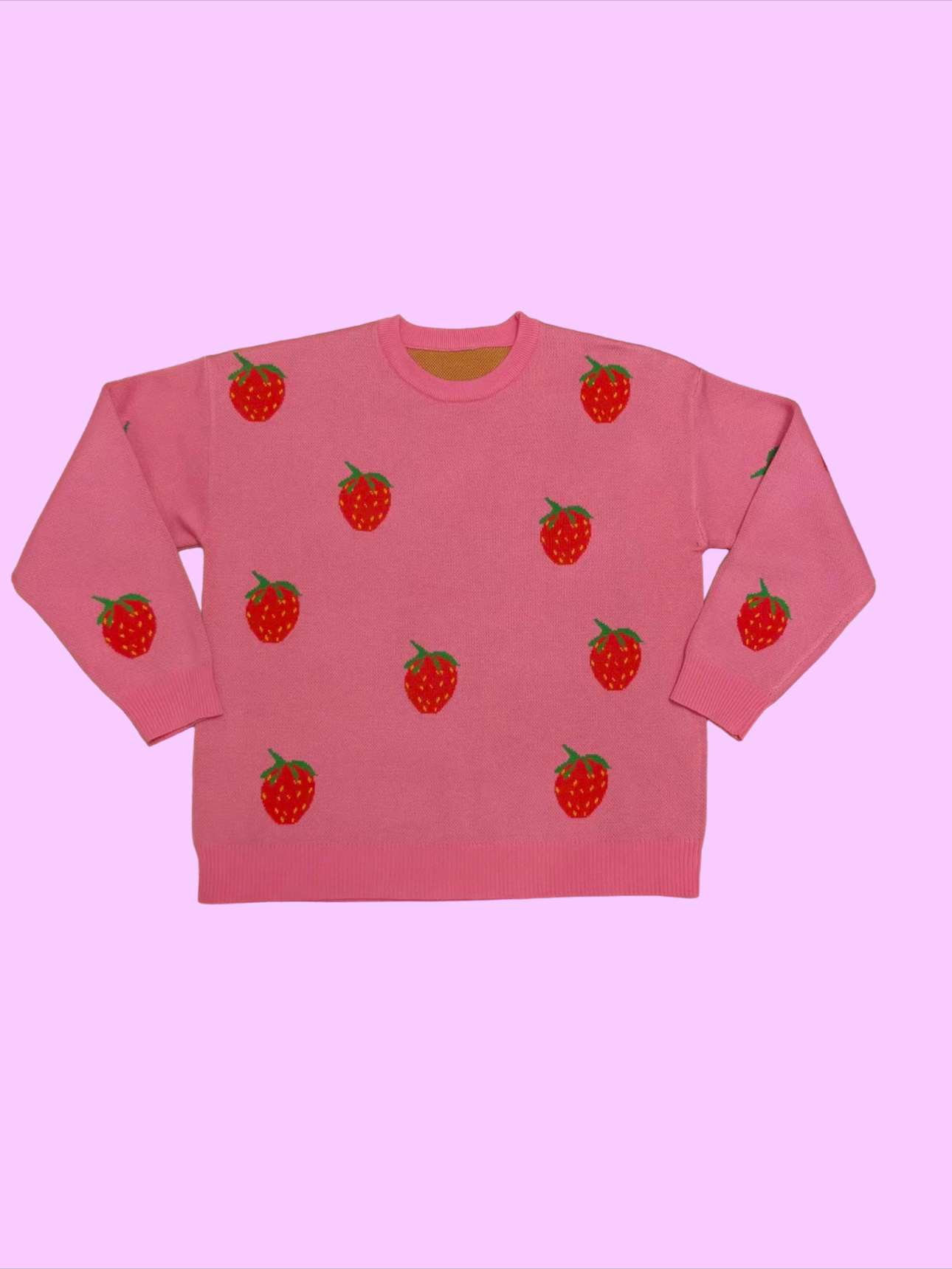 Strawberry Knit Pullover