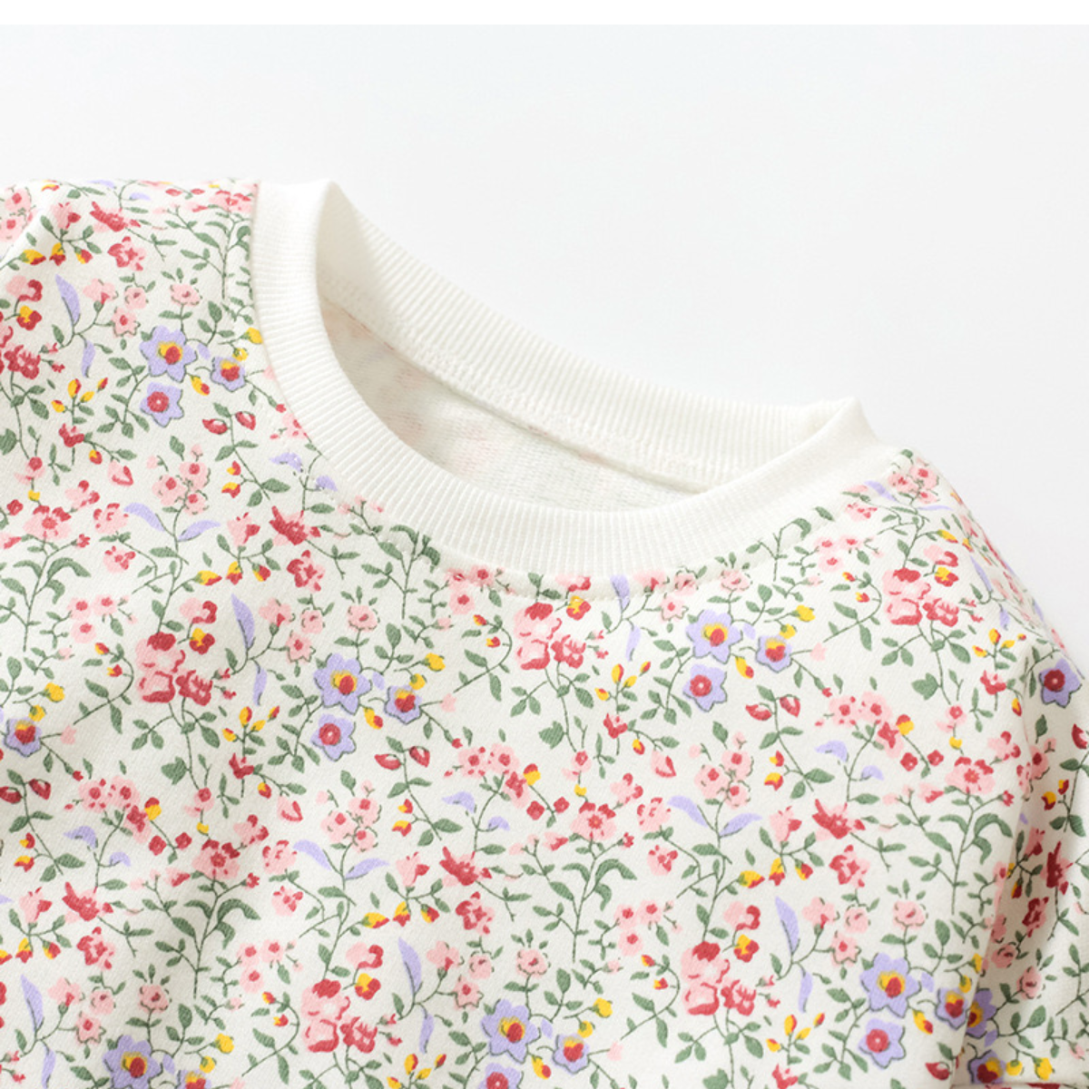 Mini floral long sleeve tee