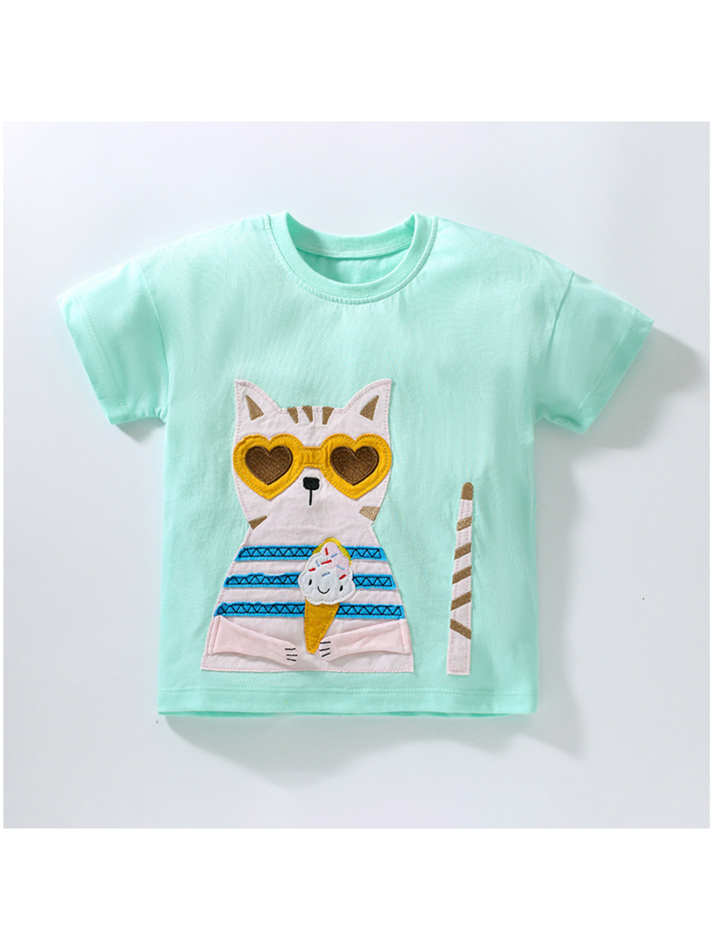 Cat in Sunglasses Tee Kids