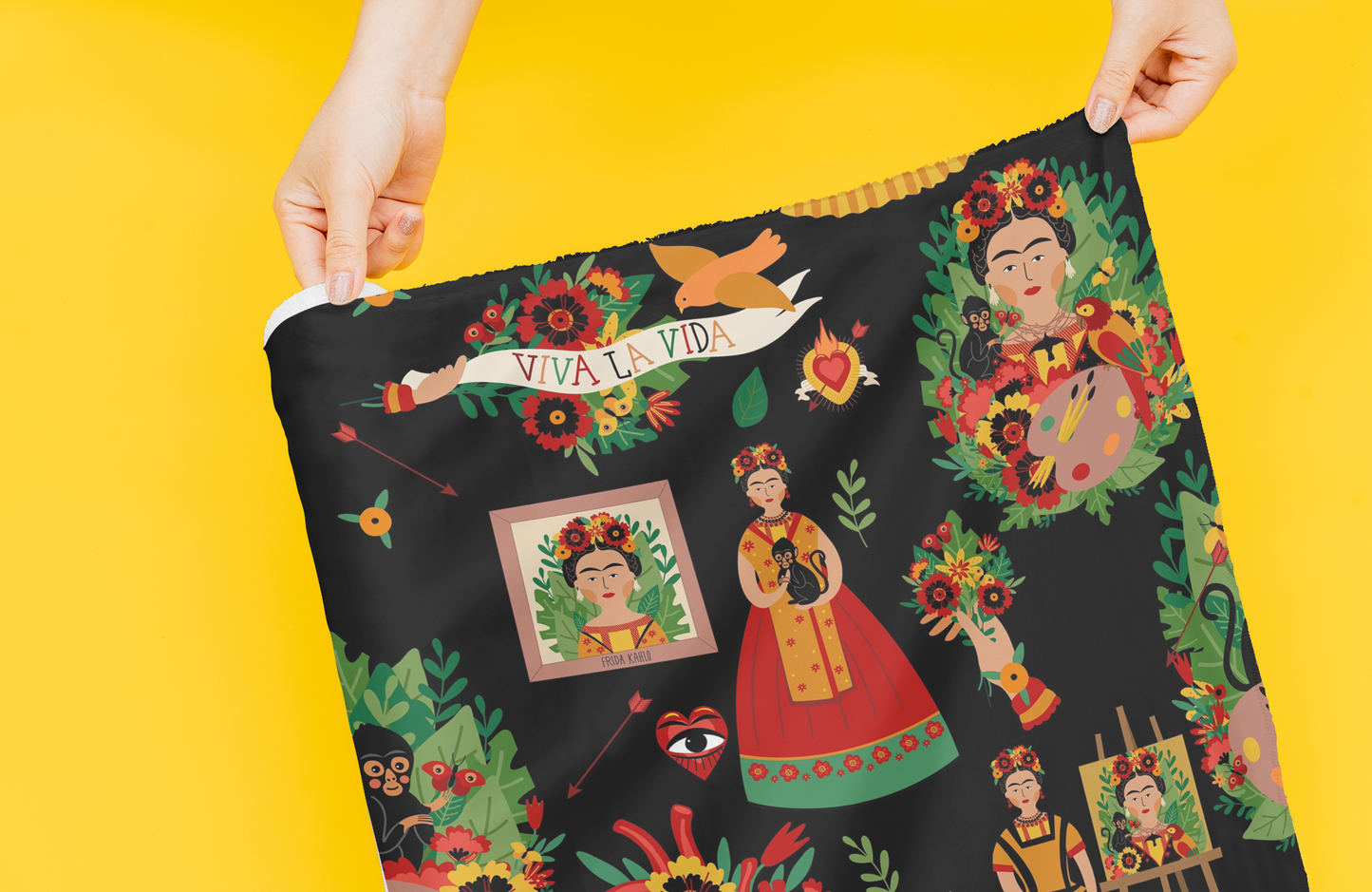 Fabric for Custom order - Retro, Art and Frida