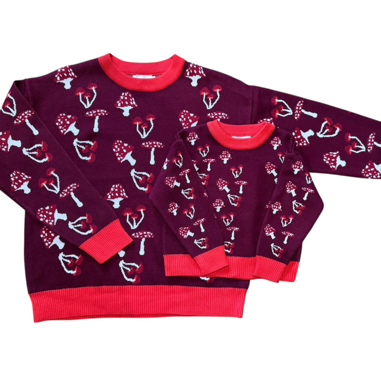 Mushroom Grove – 100% Cotton Knit Pullover (Kids)