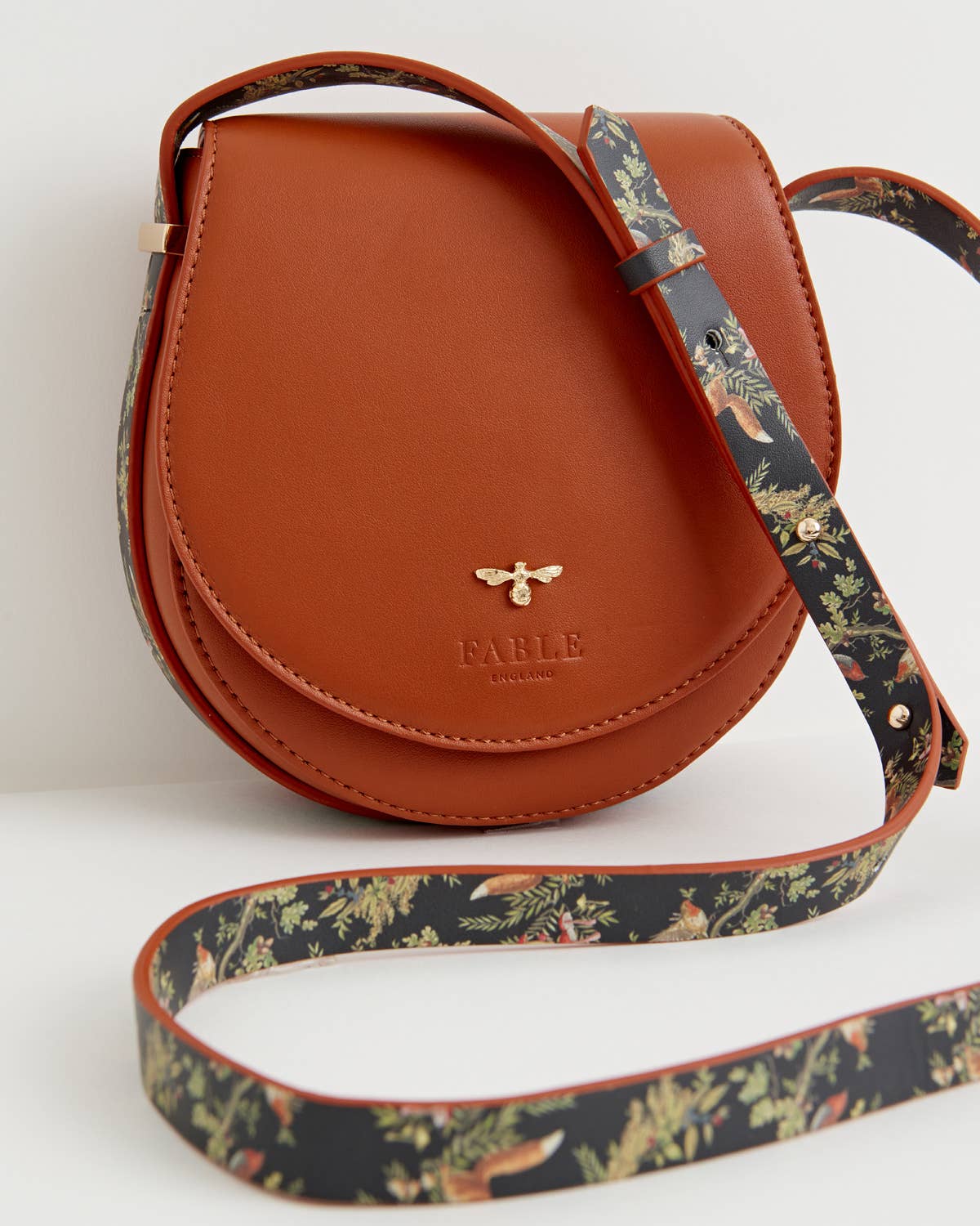 Fable London A Night's Tale Saddle Bag Tan