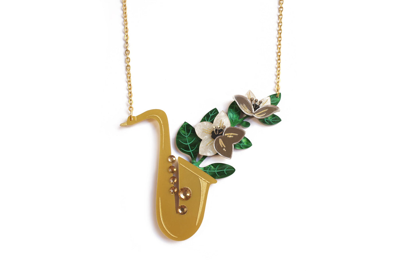 Laliblue Saxophone Necklace