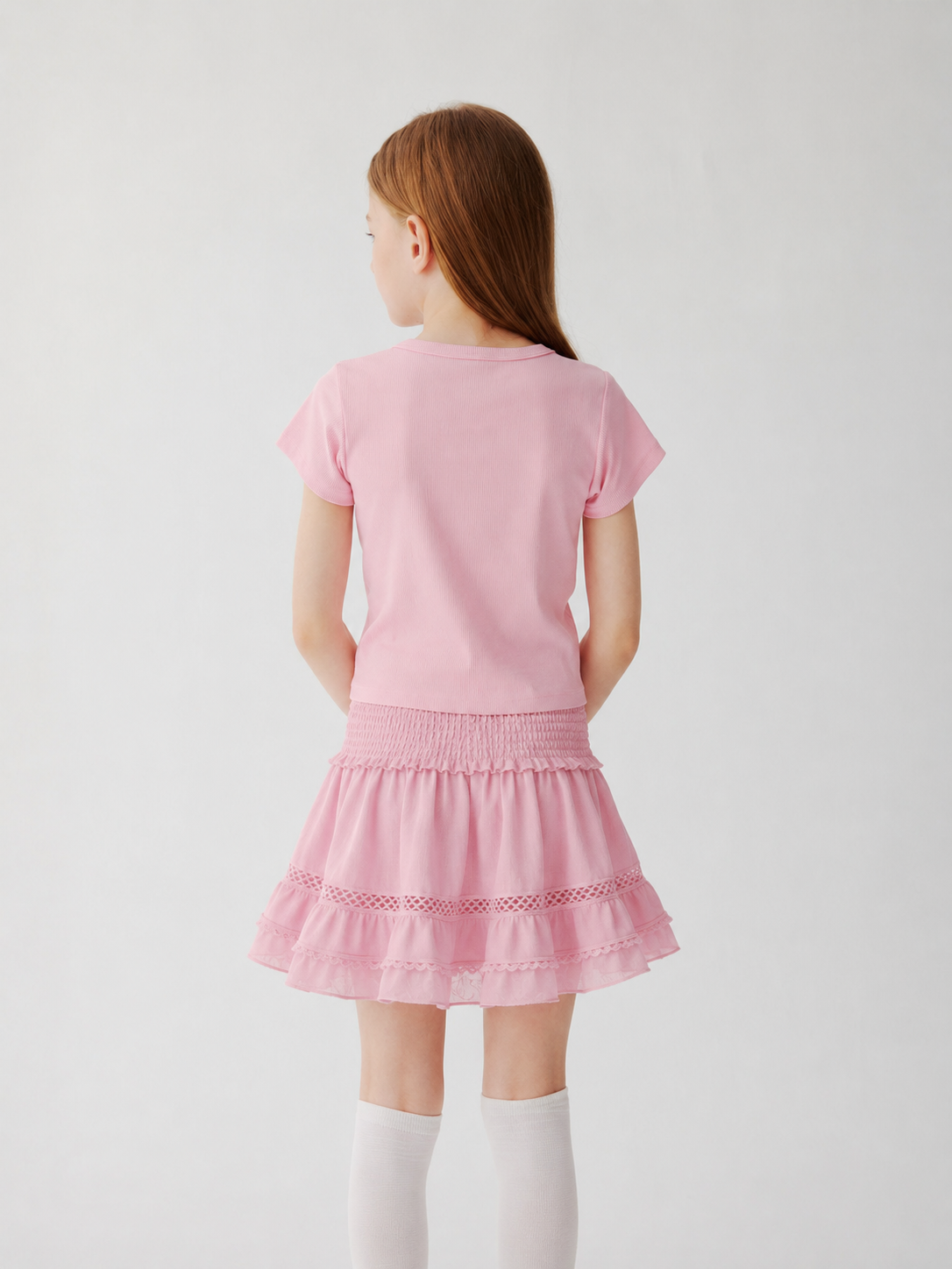 Prairie Mini Skirt pink
