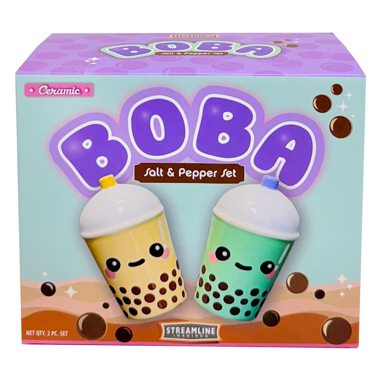 Boba Tea Salt & Pepper Set