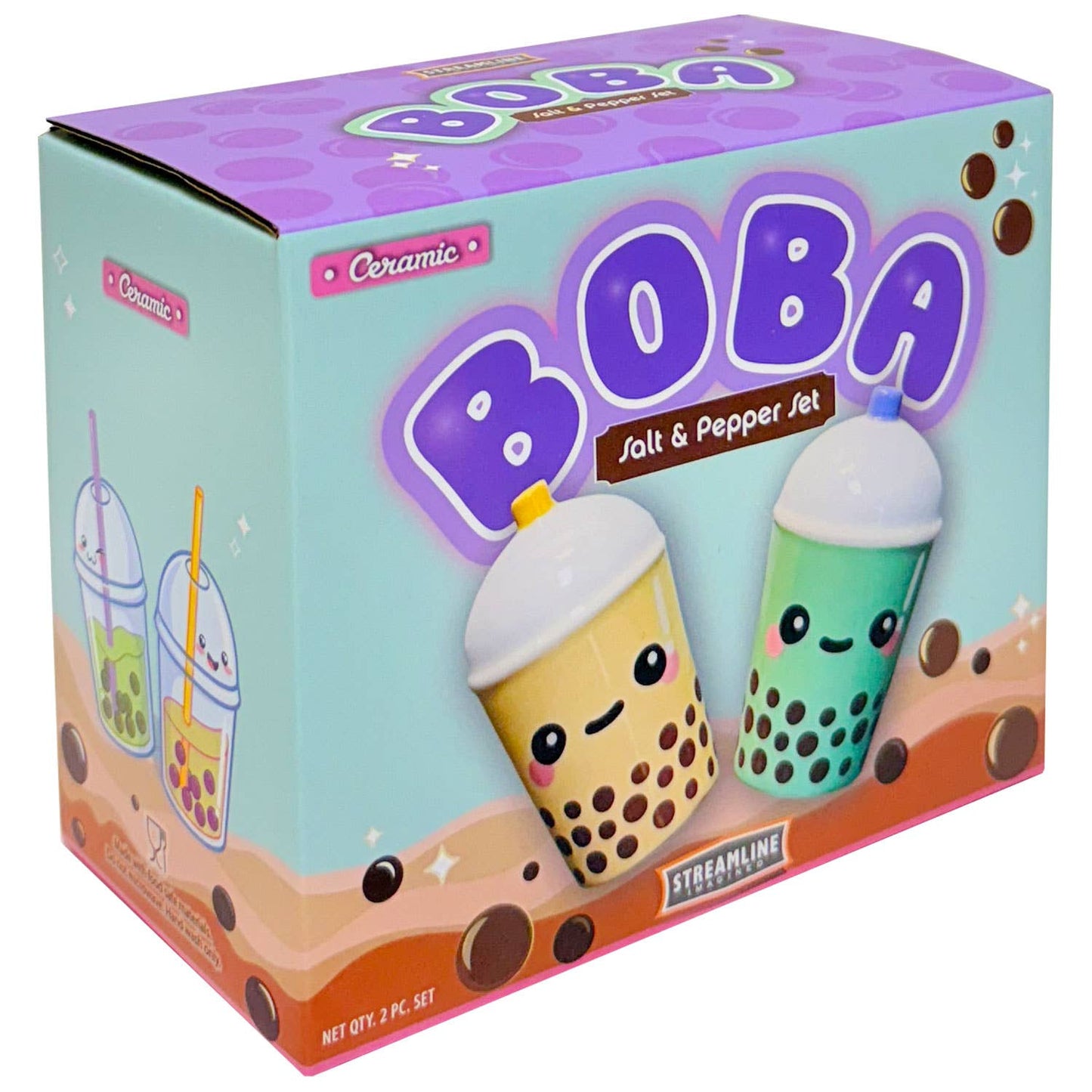 Boba Tea Salt & Pepper Set