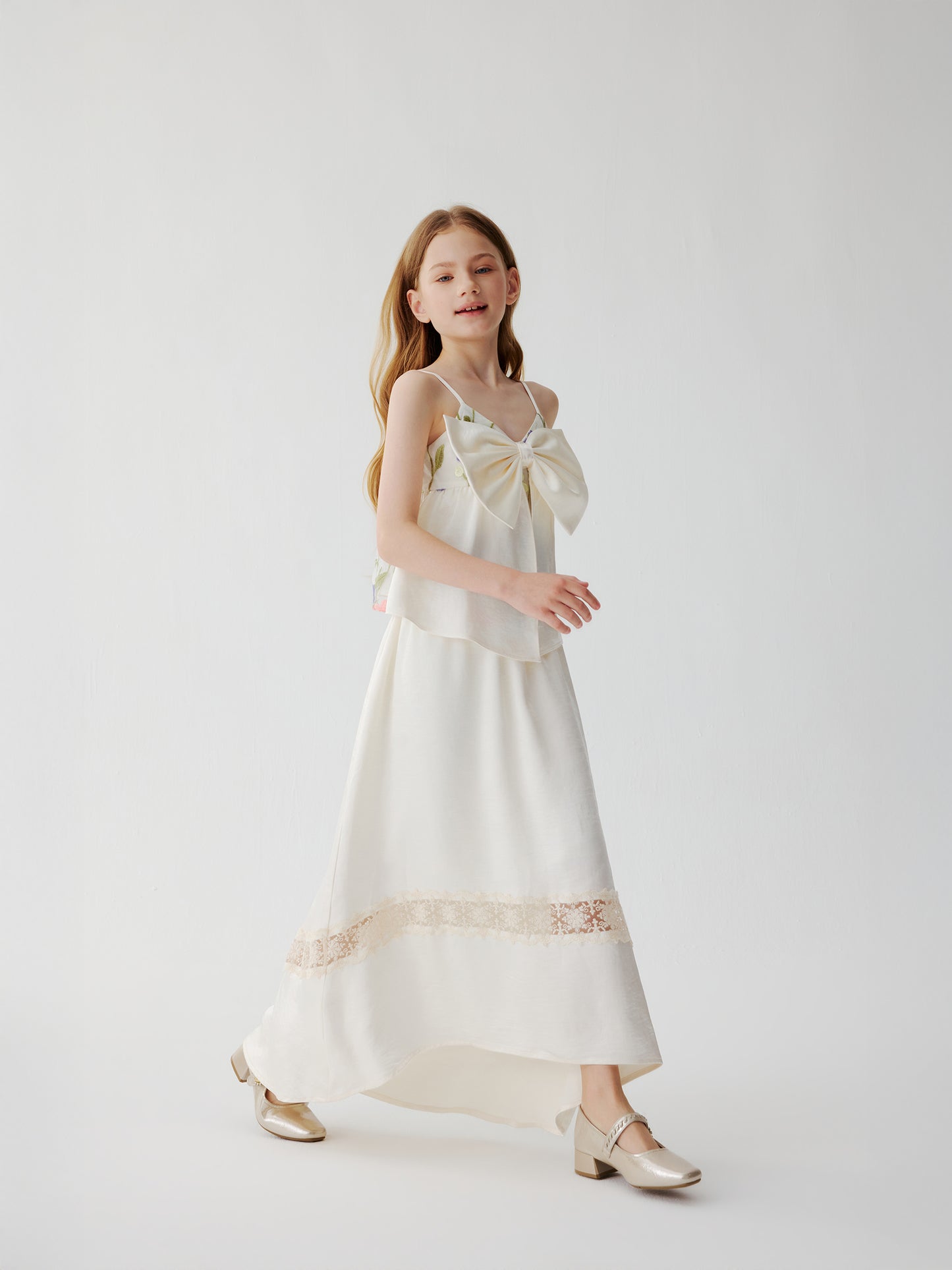 Pearl Lace Maxi Skirt