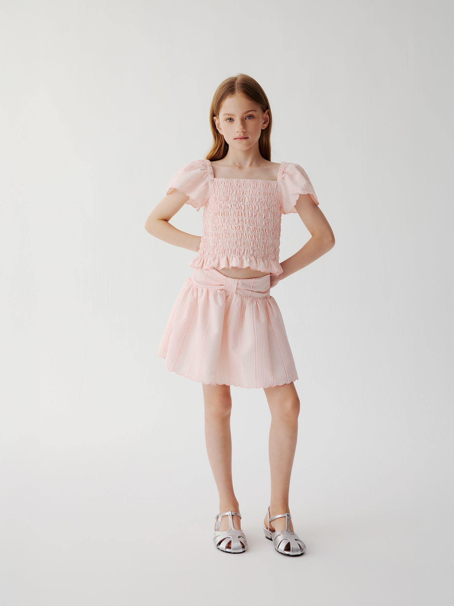 Newport Gingham Skirt