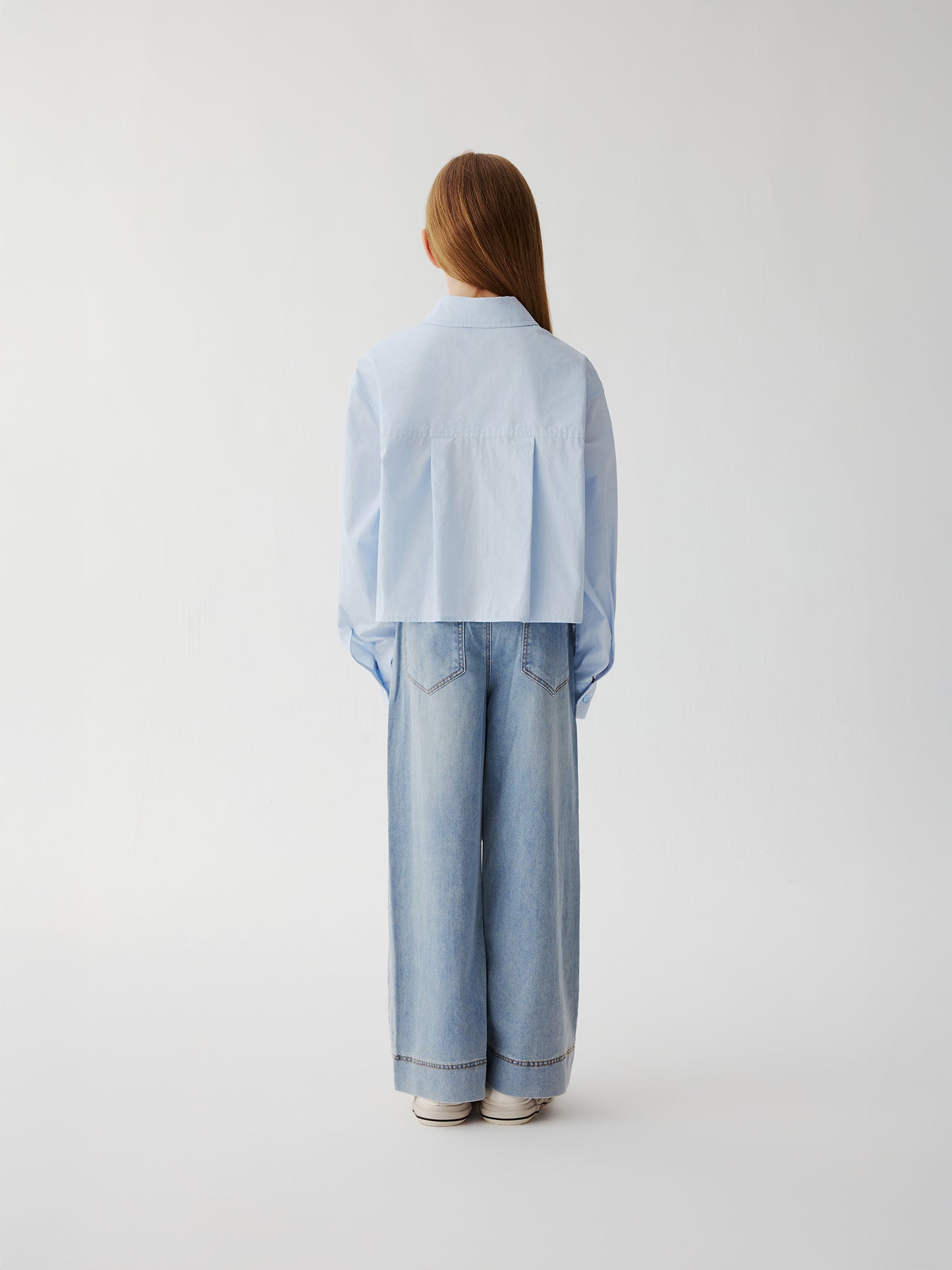Wide Leg Denim Jeans