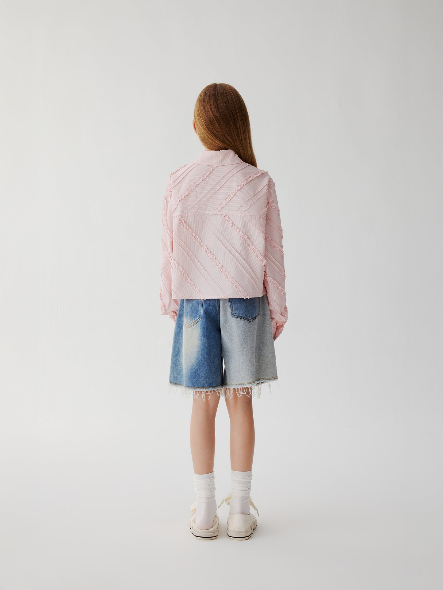 Patchwork Denim shorts