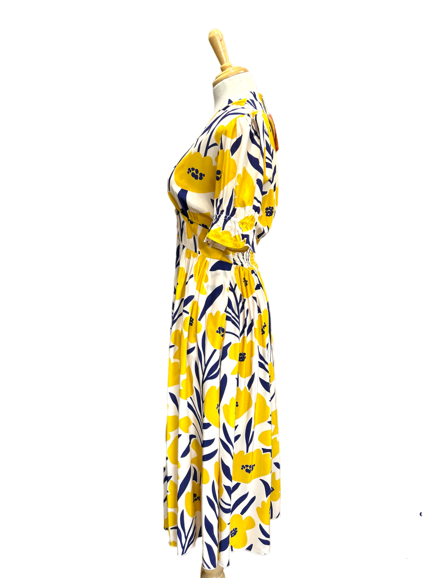 Phoebe Dress - Floral Yellow