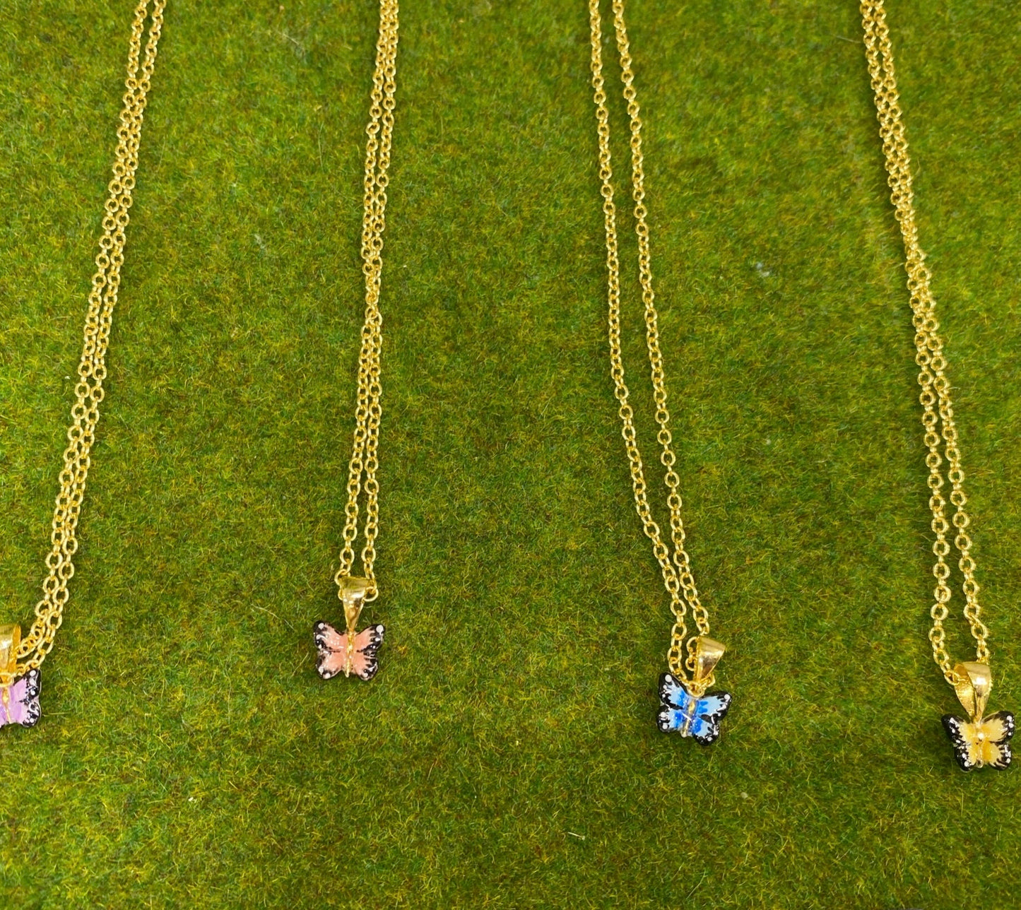 Handmade butterfly Earrings and Necklace