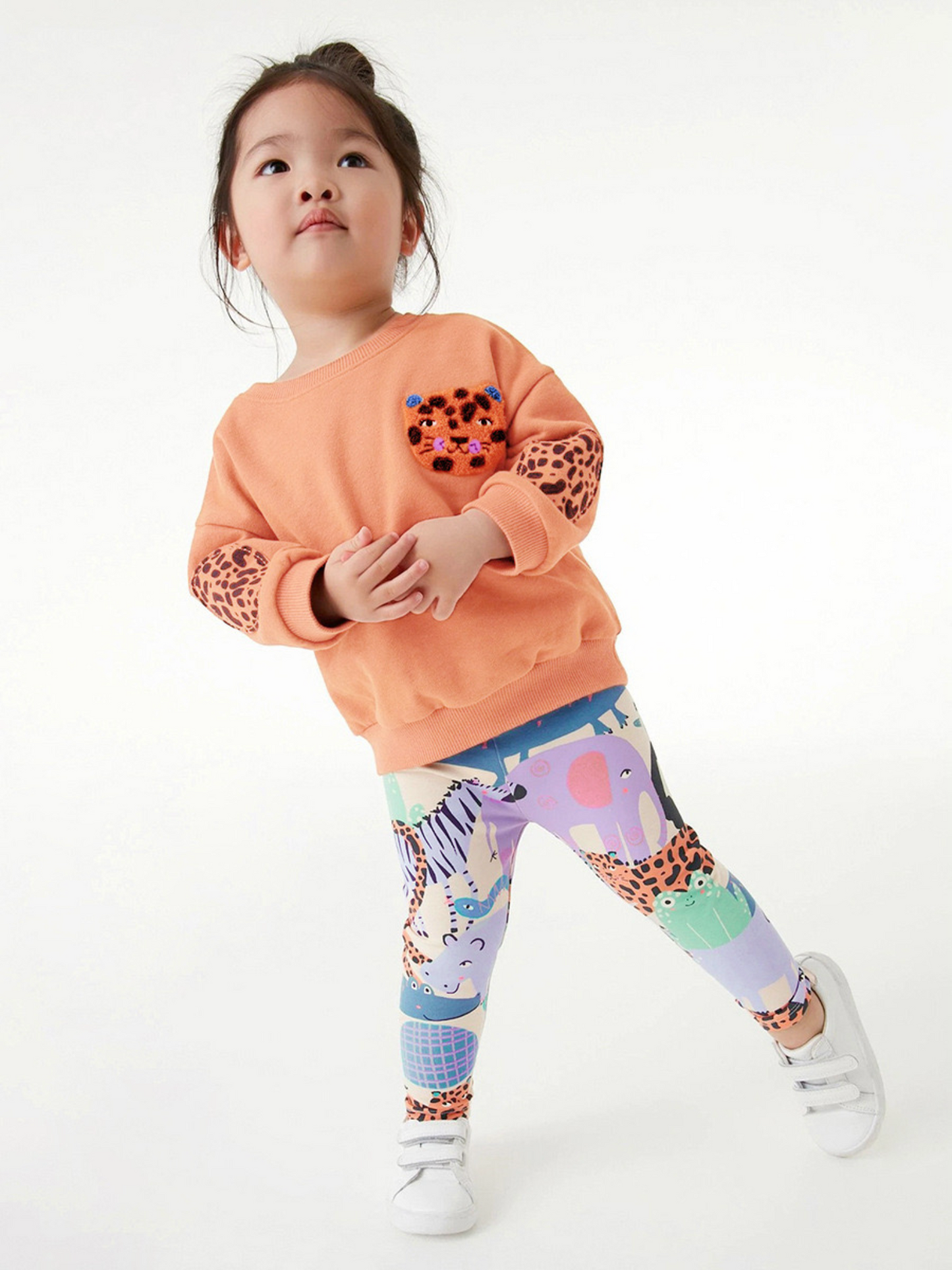 Tiger fleece pullover and Legging