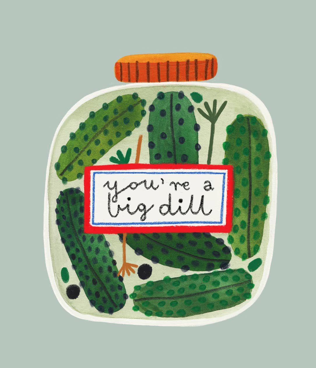 BIG DILL sticker