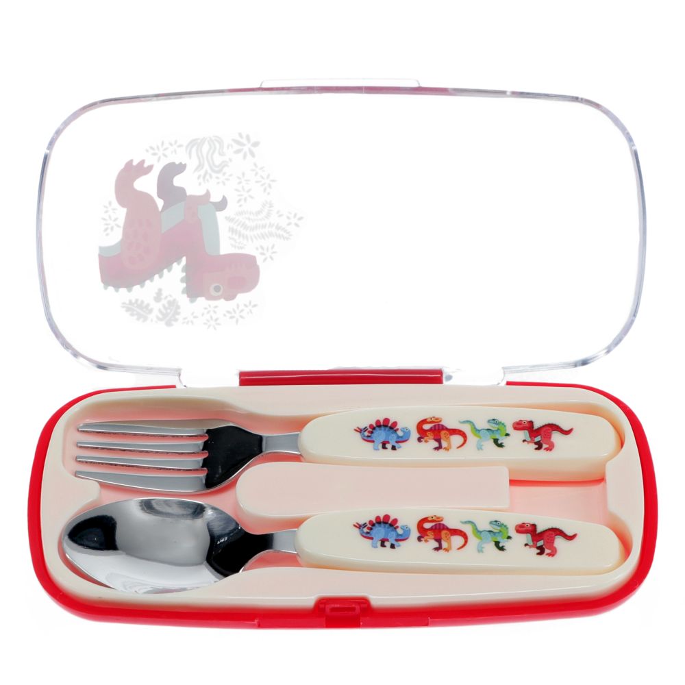 Rex London Child Cutlery Set - Baby Dino
