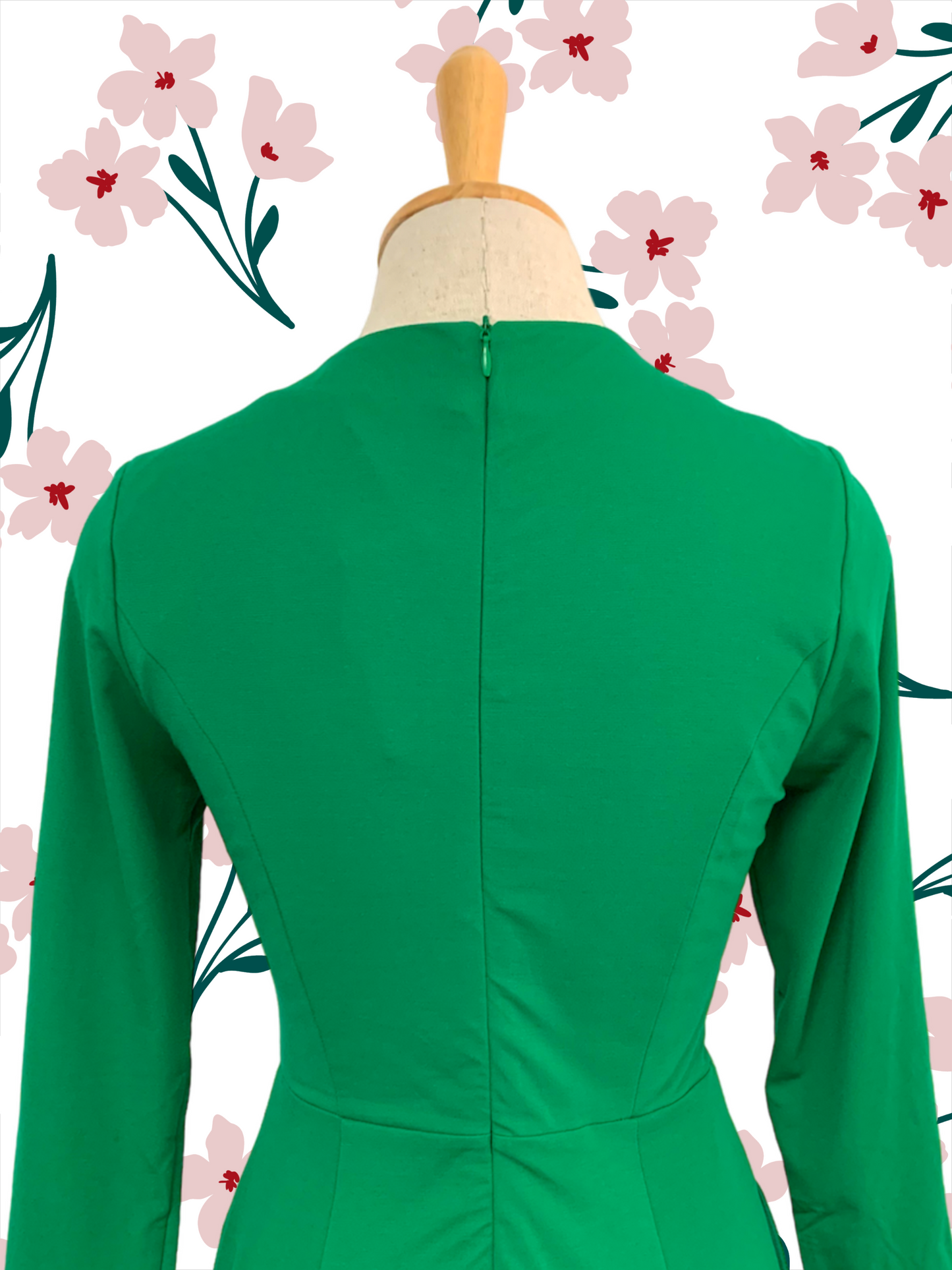 Essential Jersey Dress - Green (Clearance Sale)
