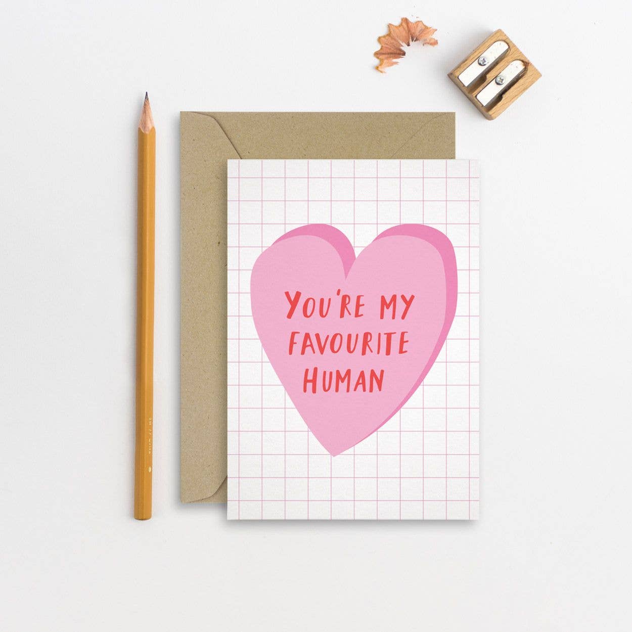 Favourite Human Love Card | Anniversary Card | Valentine's