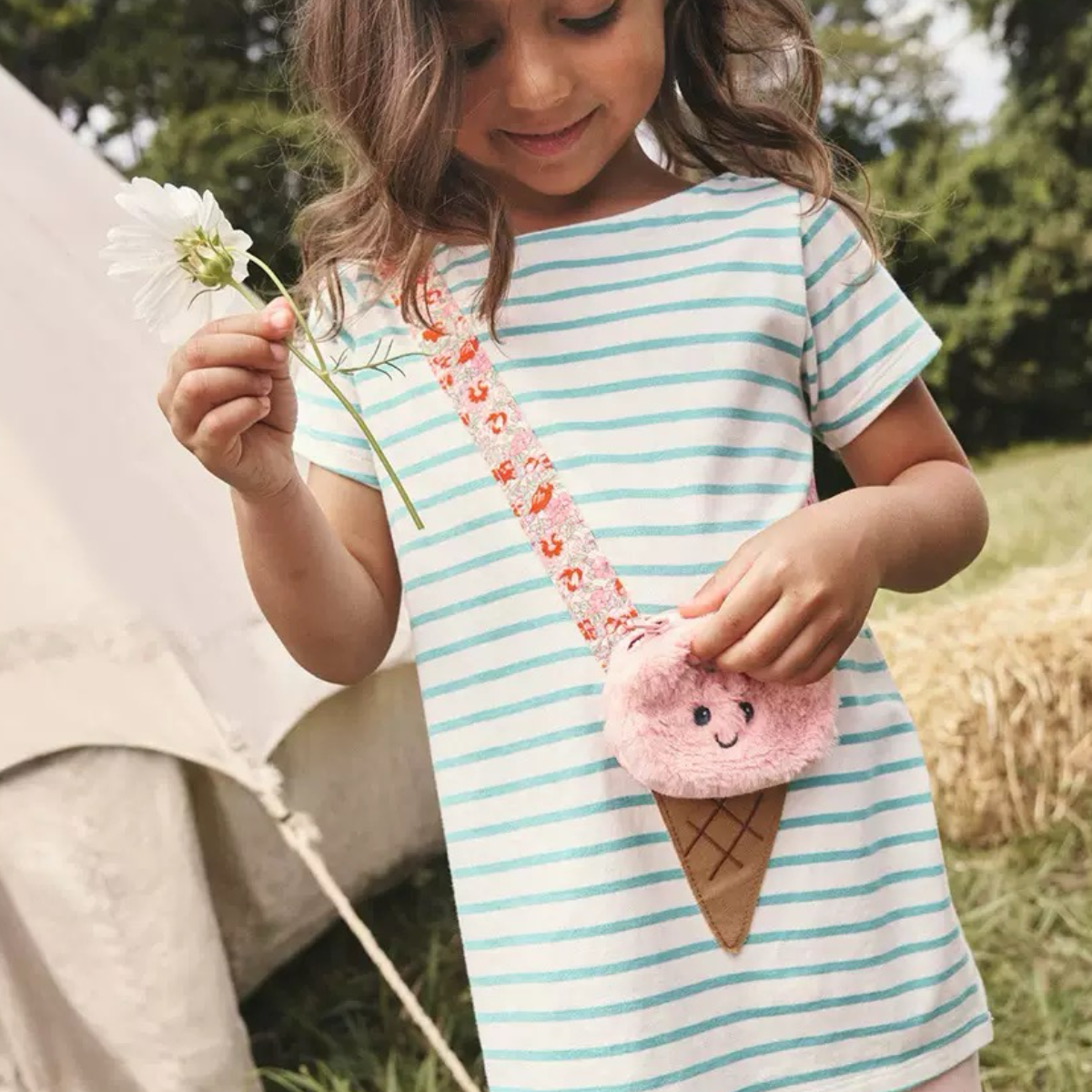 Ice Cream stripes kids Dress