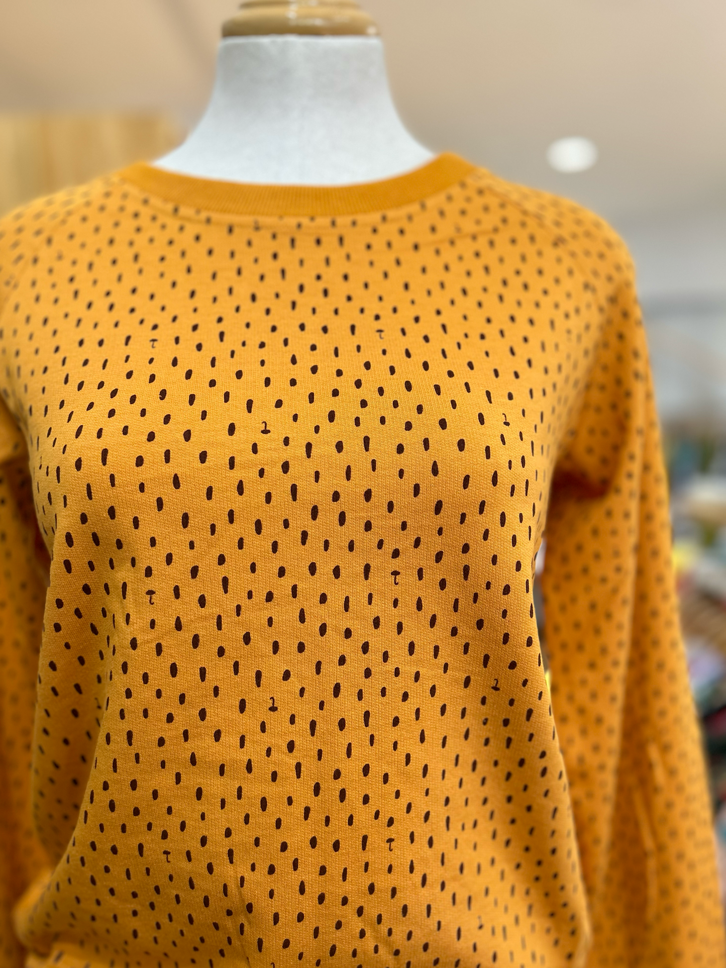 Amanda Sweater - abstract raindrops