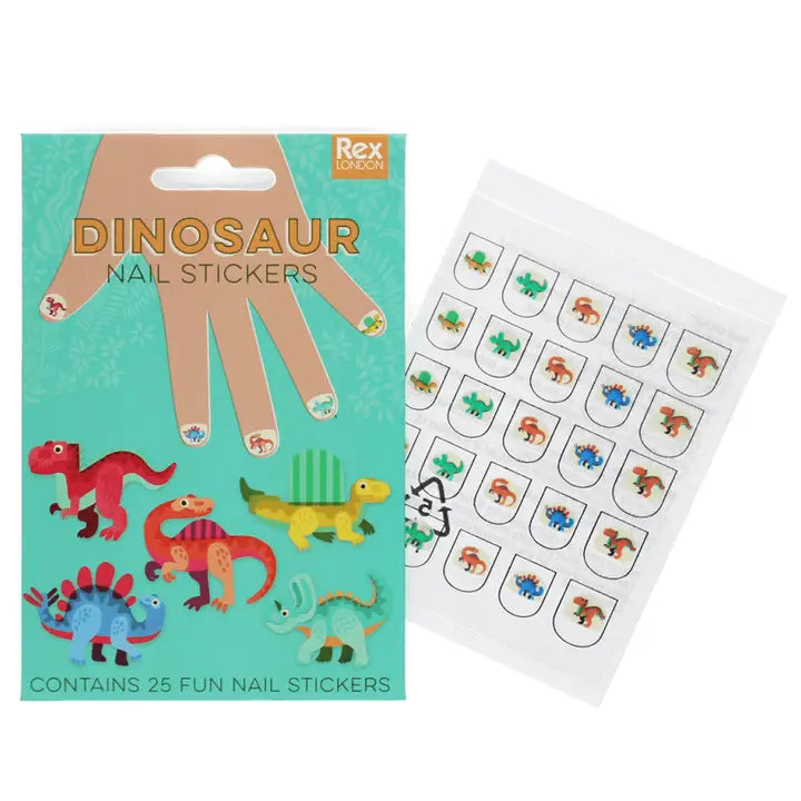 Rex London Child Nail Stickers – Dinosaurs