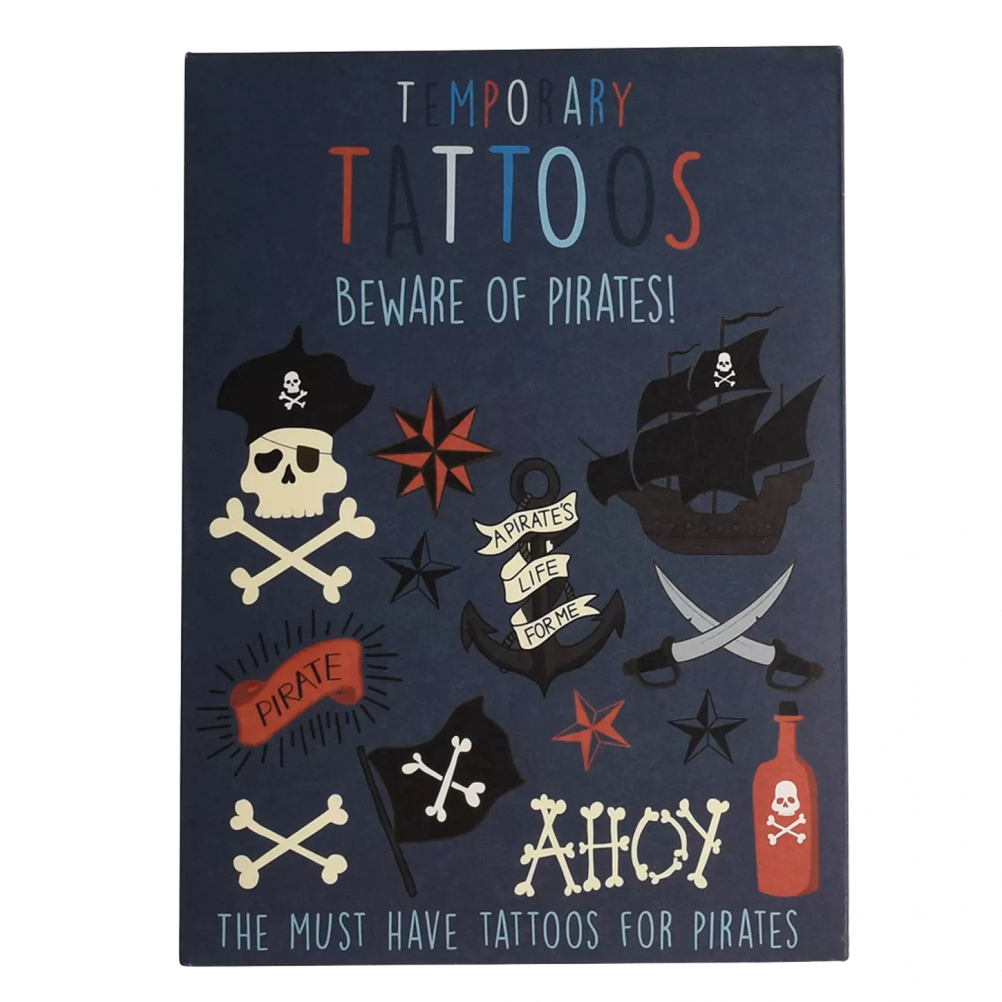 Temporary Tattoos beware of pirates