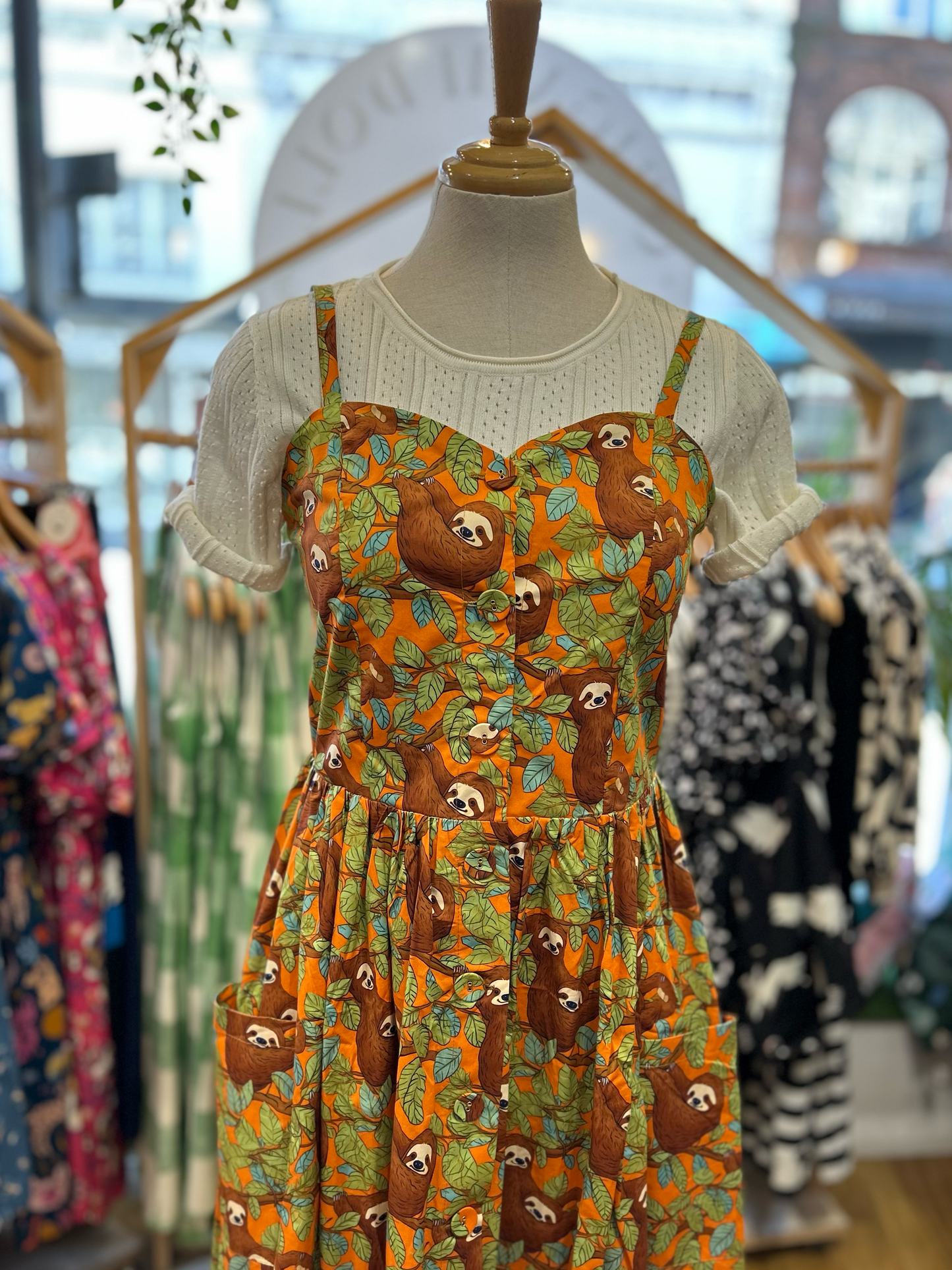 Penelope Dress - Sloth