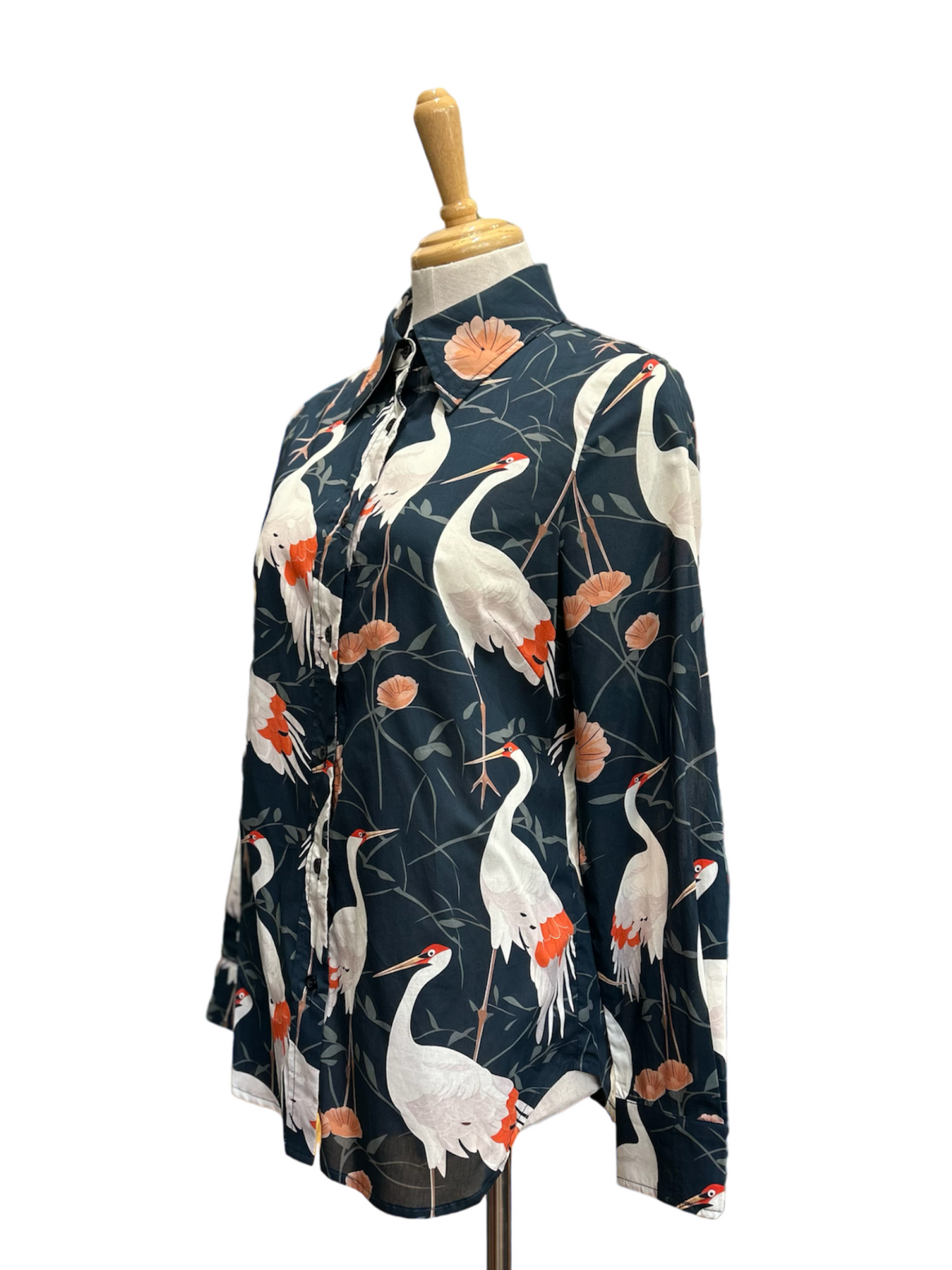 Ivy Collar Shirt - Japanese Crane