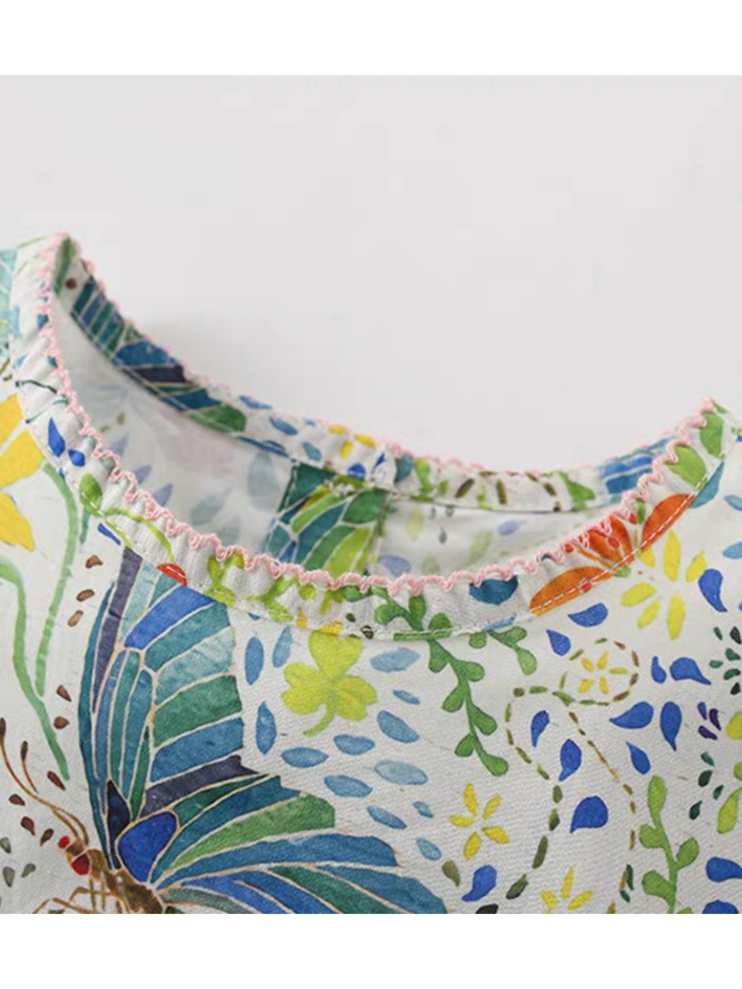 Water Colour Butterfly Garden Dress
