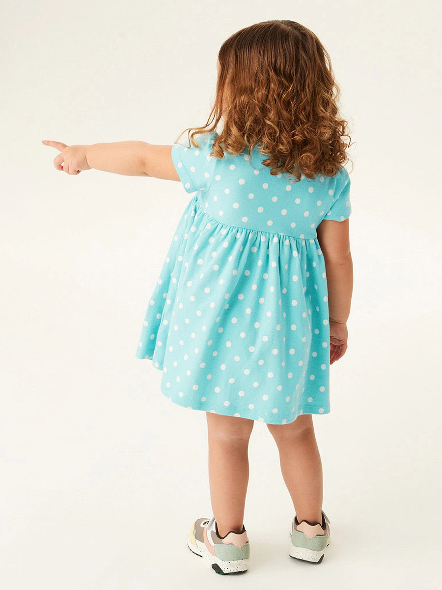 Ice Cream polkadot kids Dress
