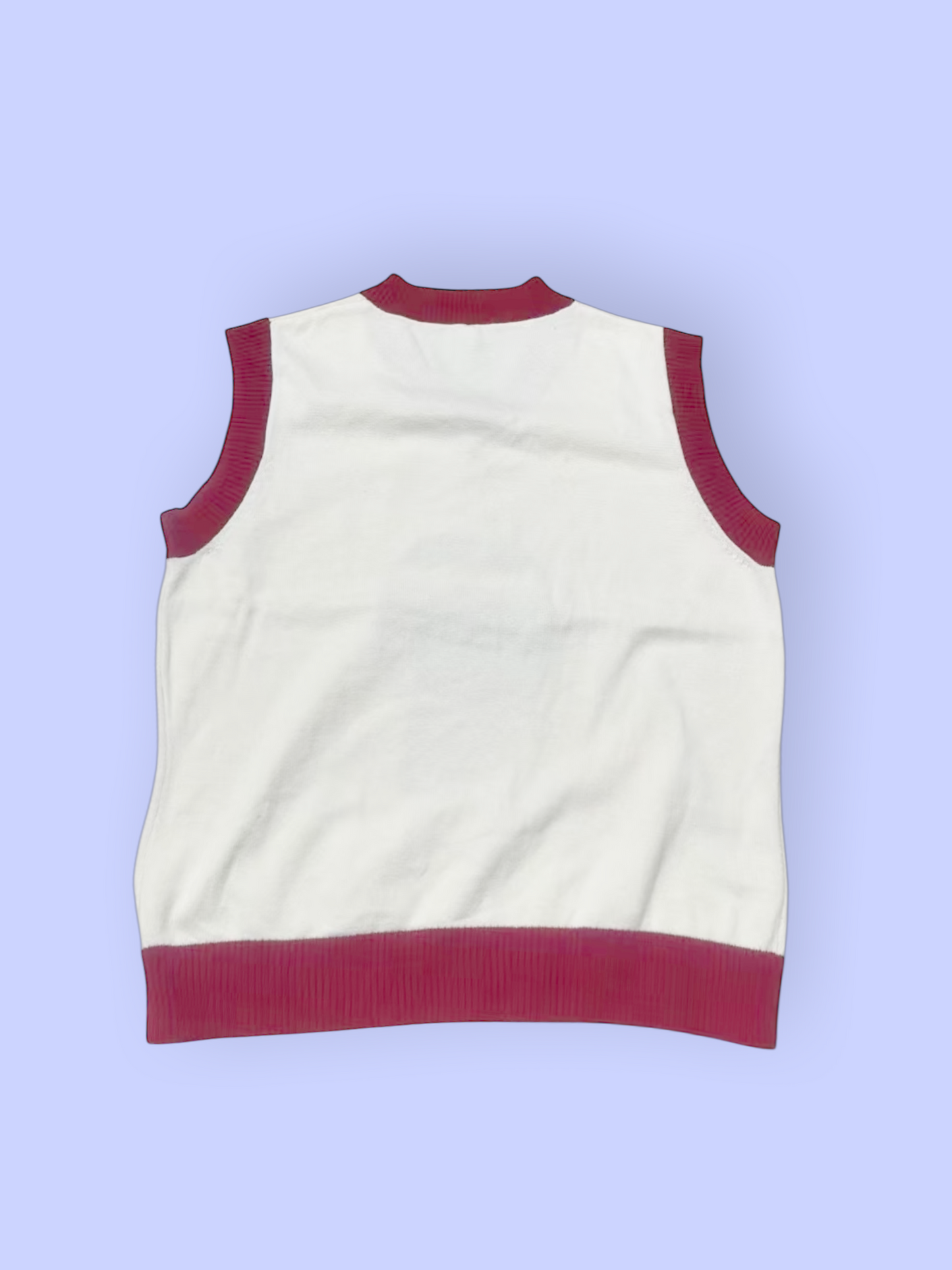 100% Cotton Knit – Tomato Cat Sweater Vest