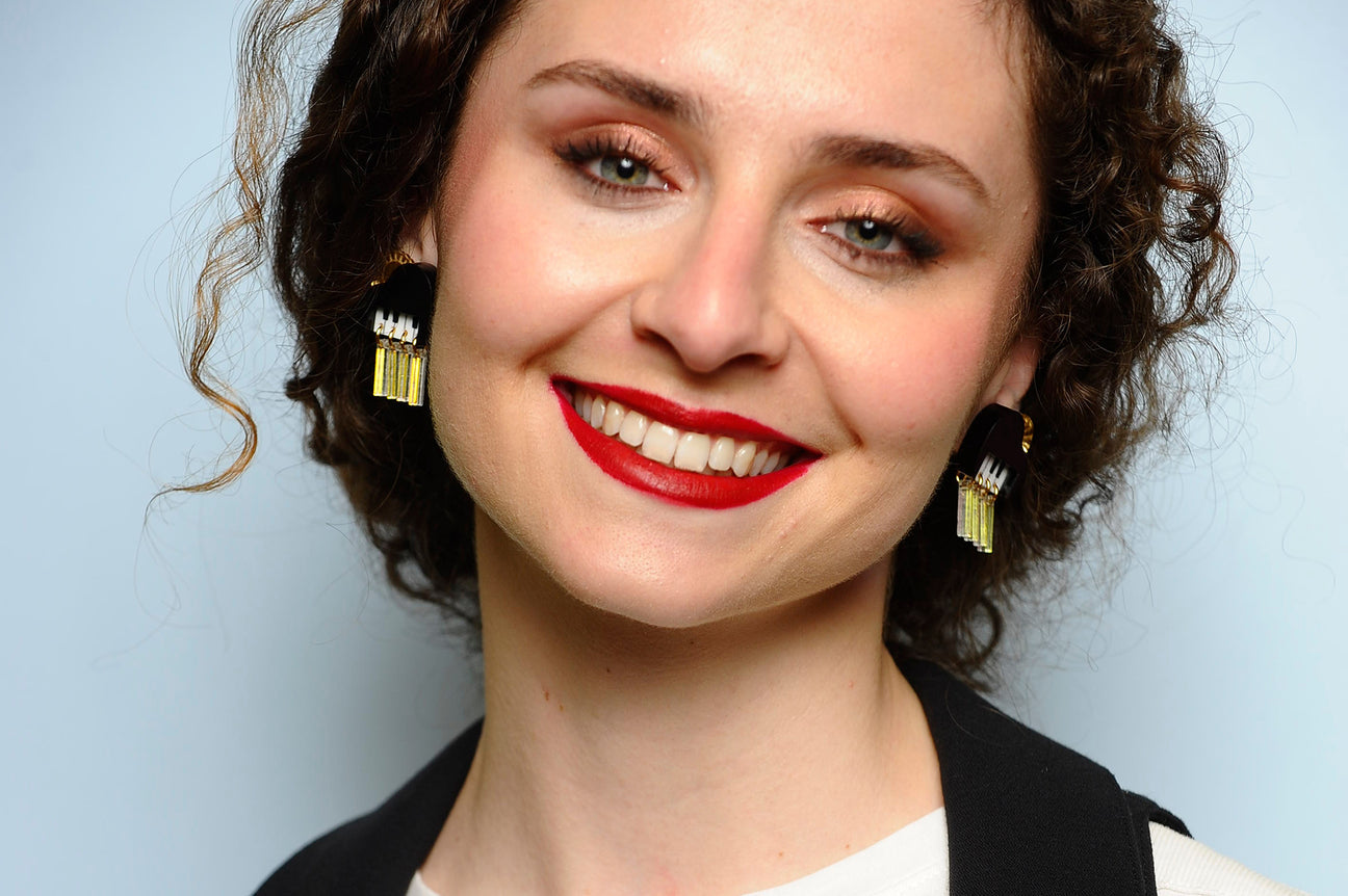 Laliblue Piano Cloud with Sun Earrings