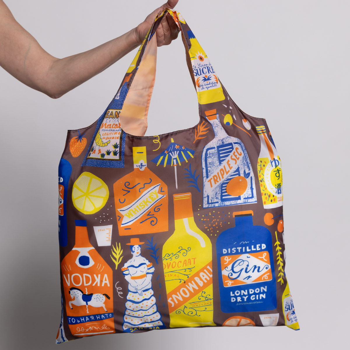 Cocktails Art Sack® by The Printed Peanut - Reusable Tote
