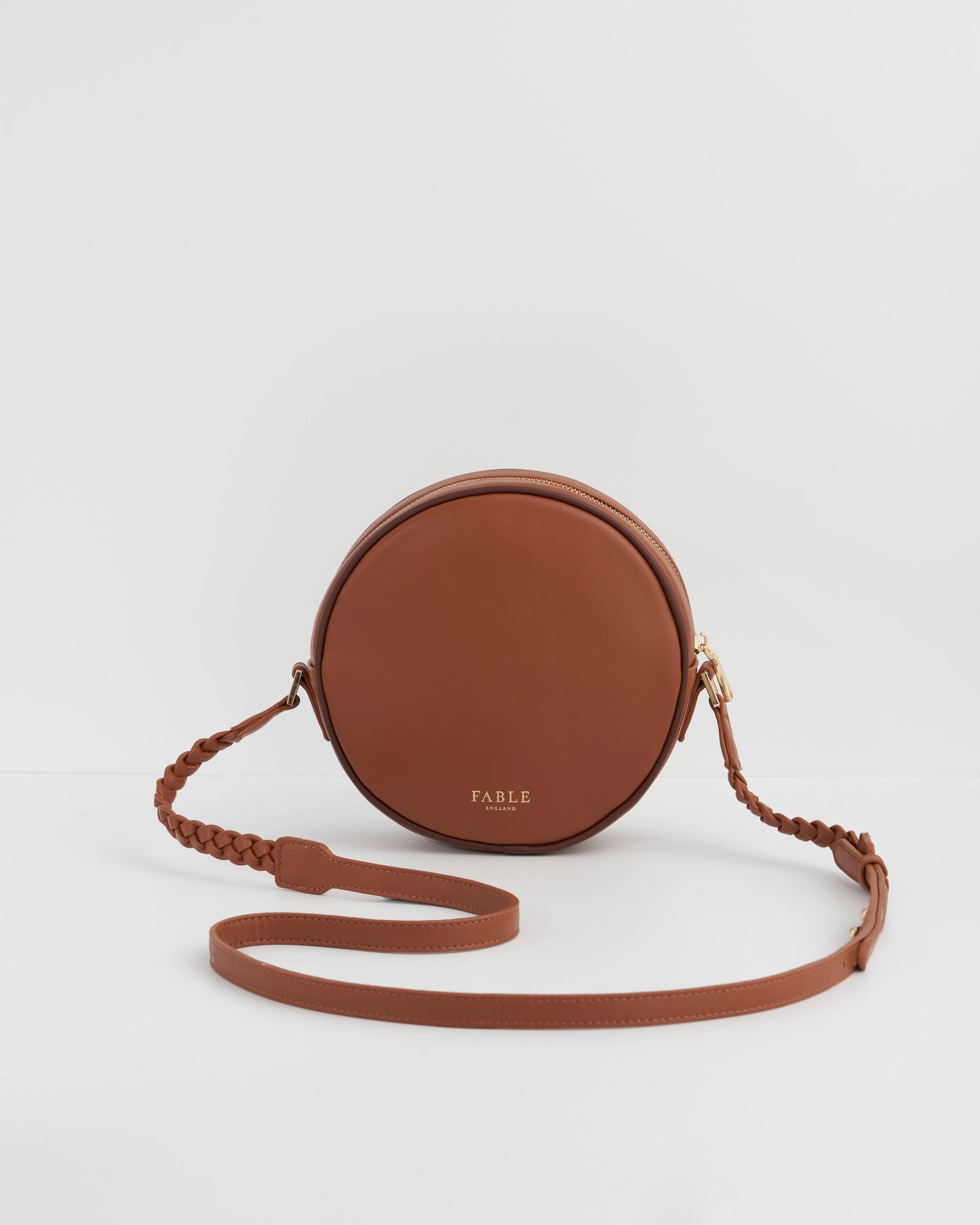 FABLE Bumble Bee Tan Circle Purse