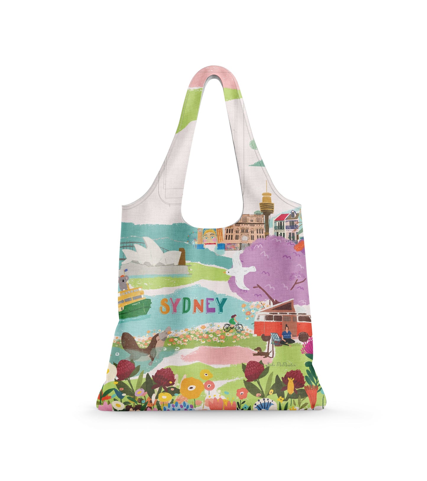 Reusable Shopping Bag – Sydney Icons Eco Tote by Suki McMaster
