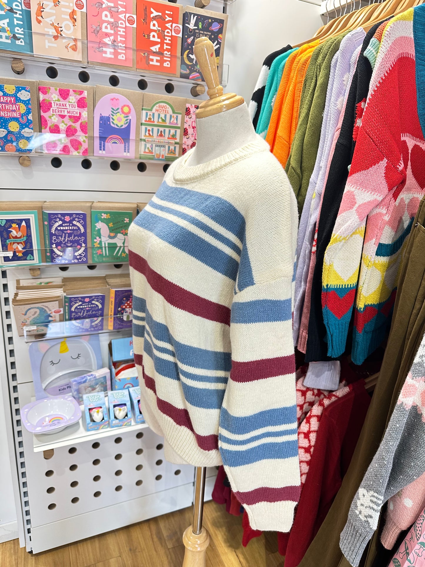 Another striped pullover