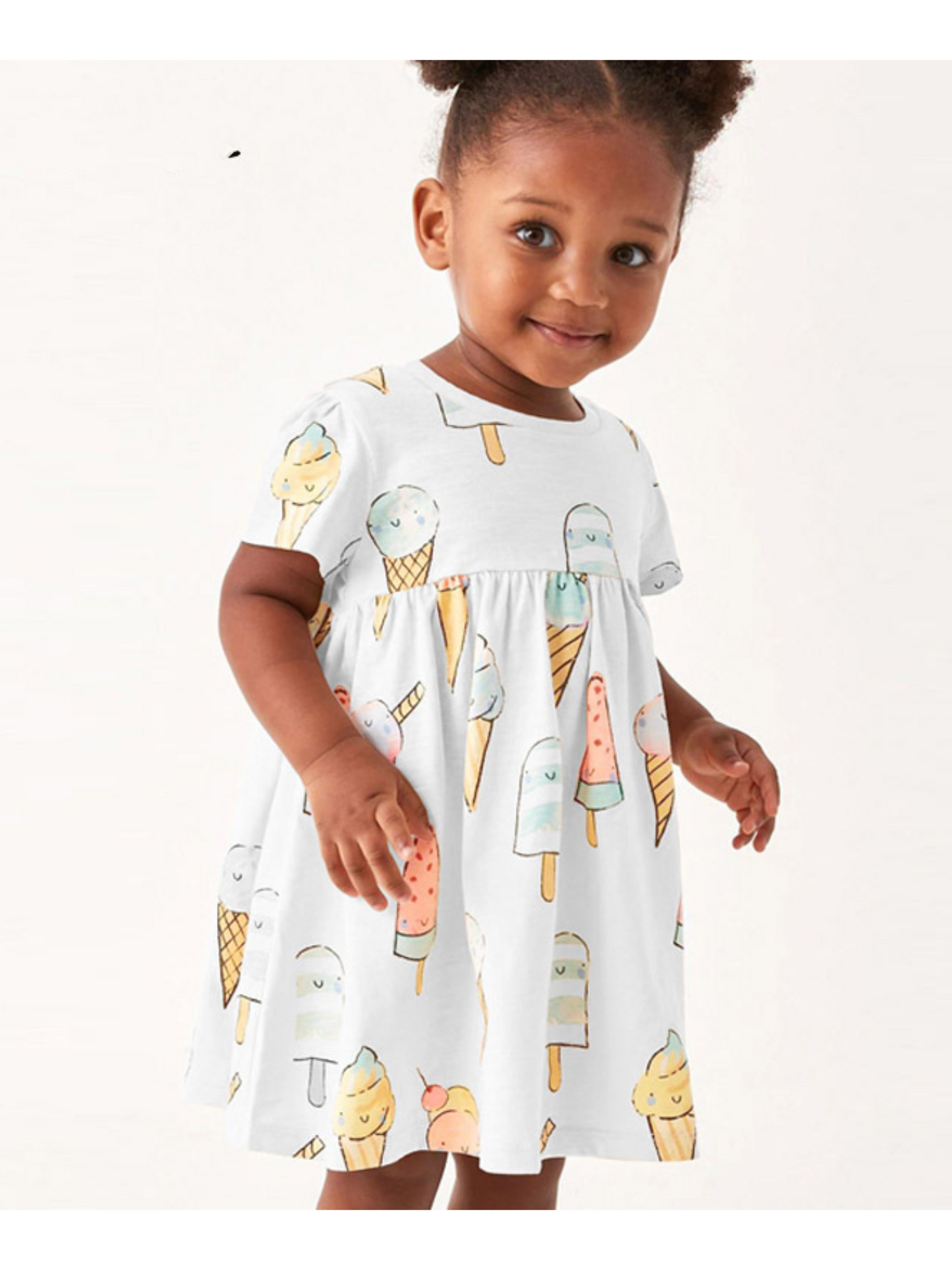 White Ice Cream Dress
