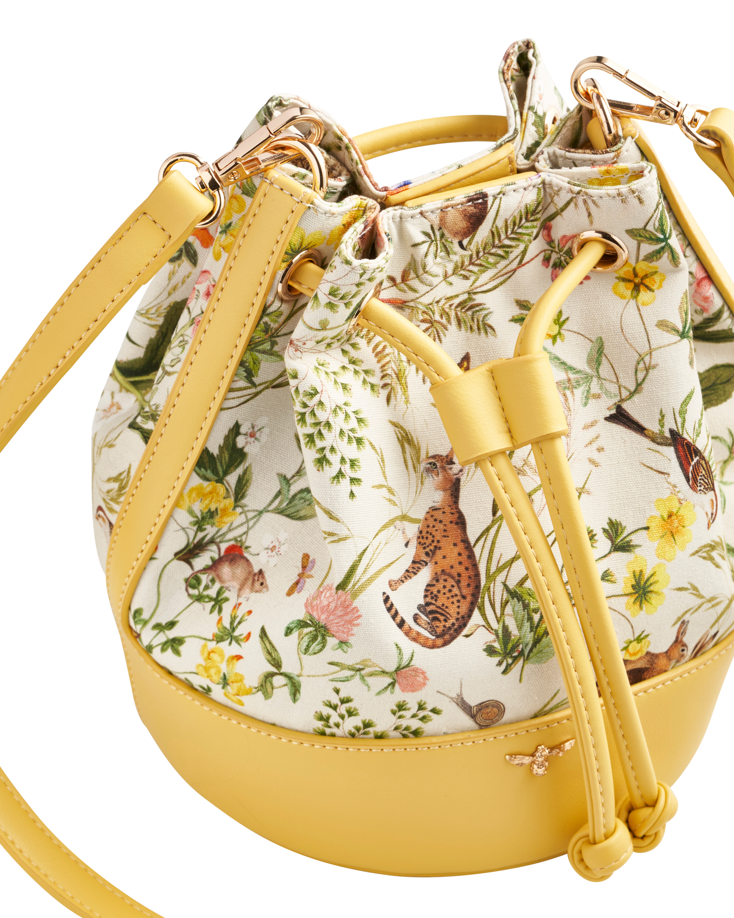 Meadow Creatures Marshmellow Yellow Bucket Bag