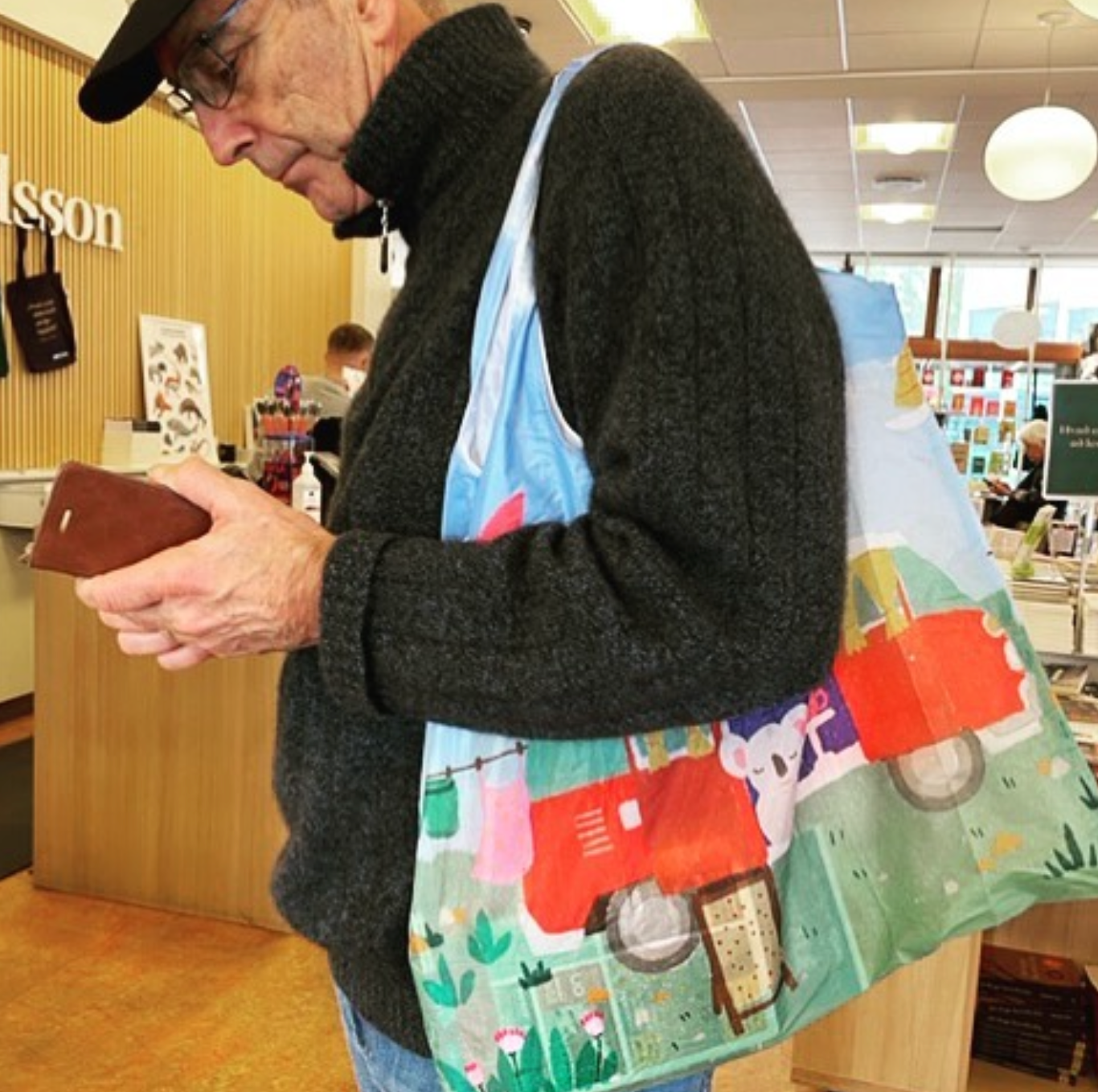 Reusable Shopping Bag β Koala and Kombi Eco Tote by Suki McMaster