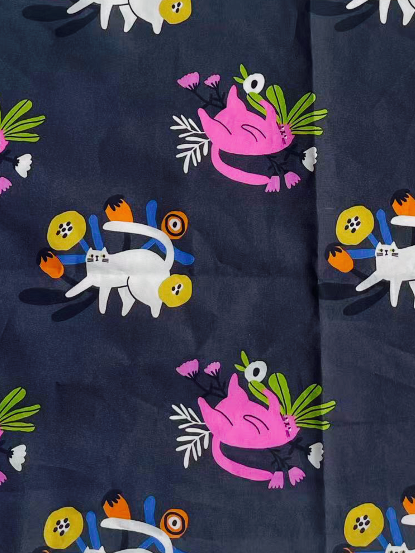 Lighthouse Guest Dress - cat flower