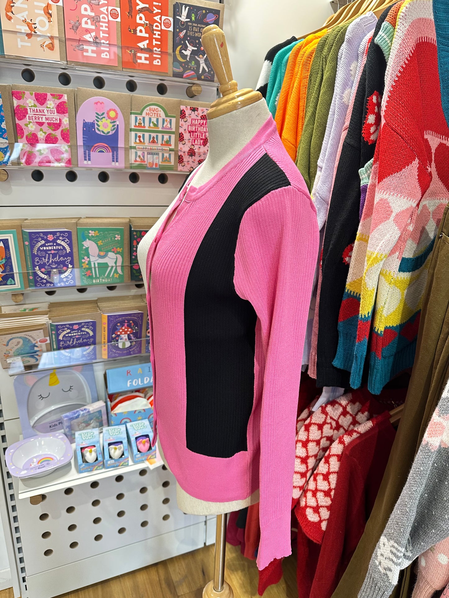 Colour Block Cardigan