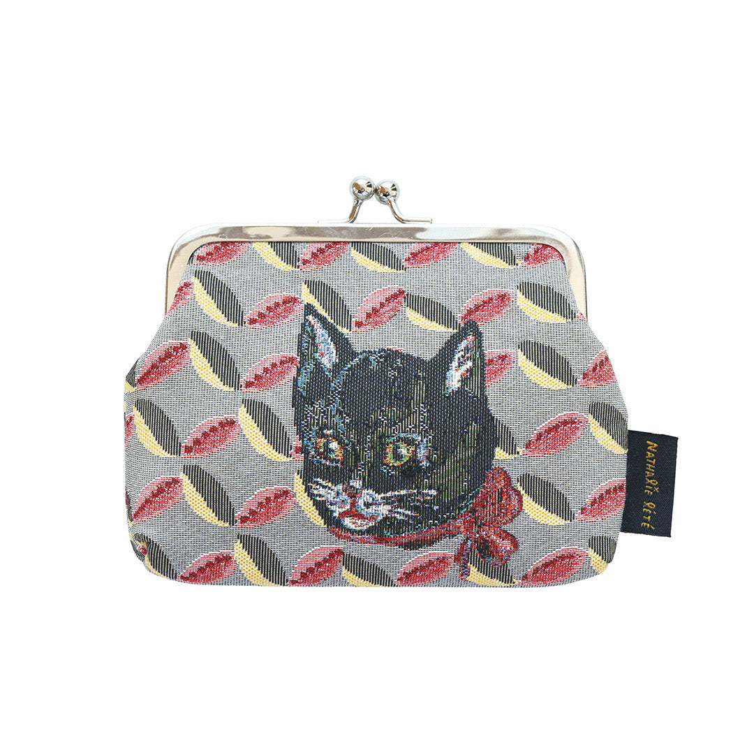 Nathalie Lete Mini purse black cat