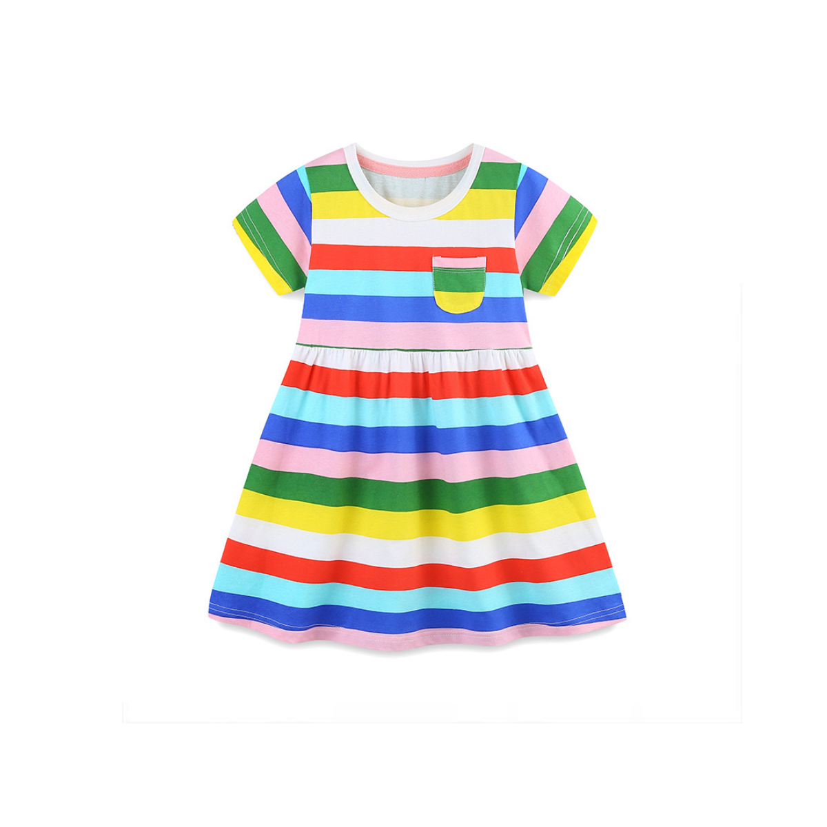 Rainbow Stripe Dress
