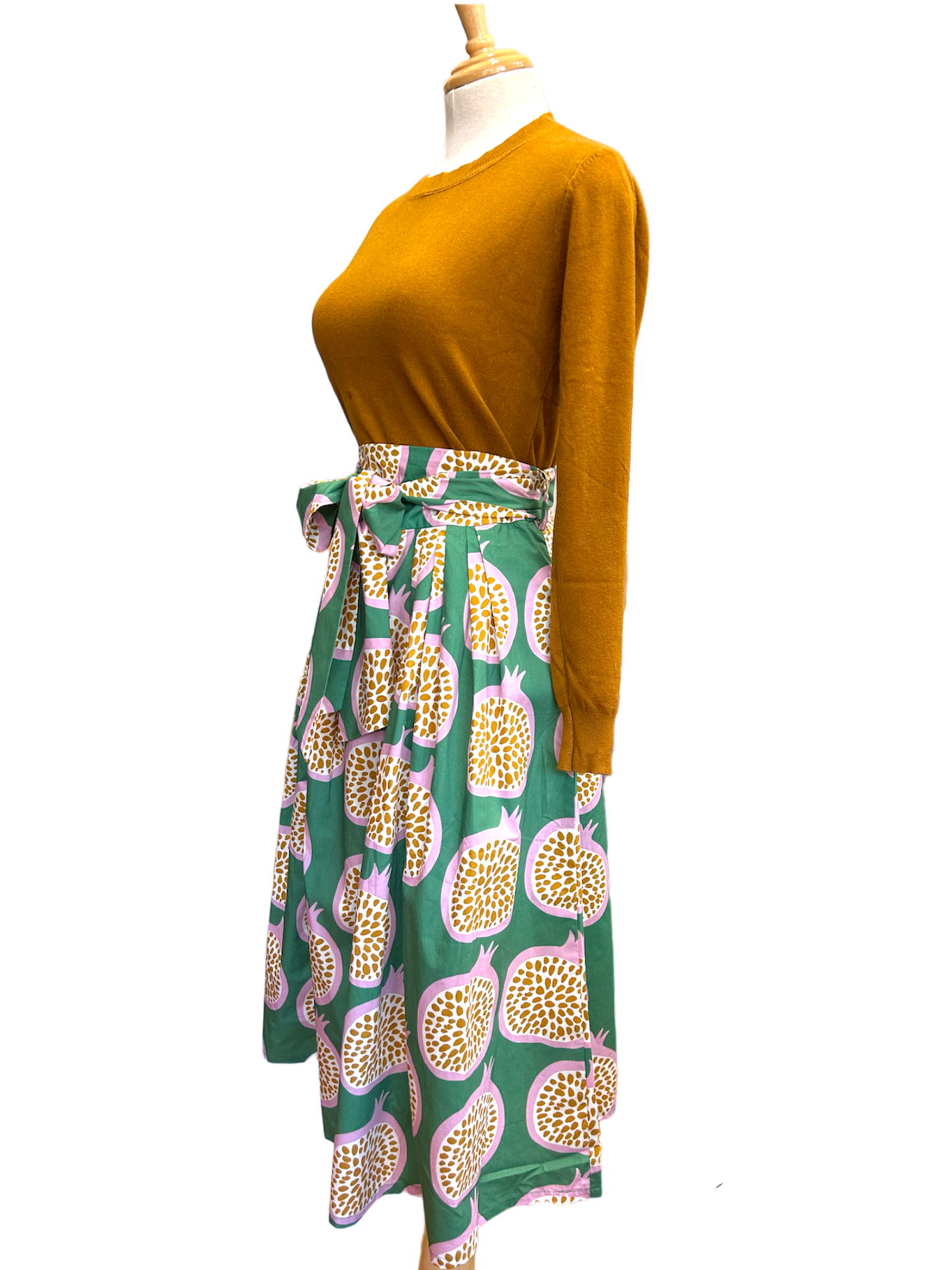 Camila Skirt - pomegranate