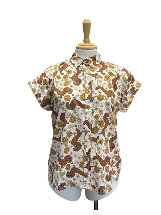 Sausage Dog Top (Size 8,12,14 ONLY)