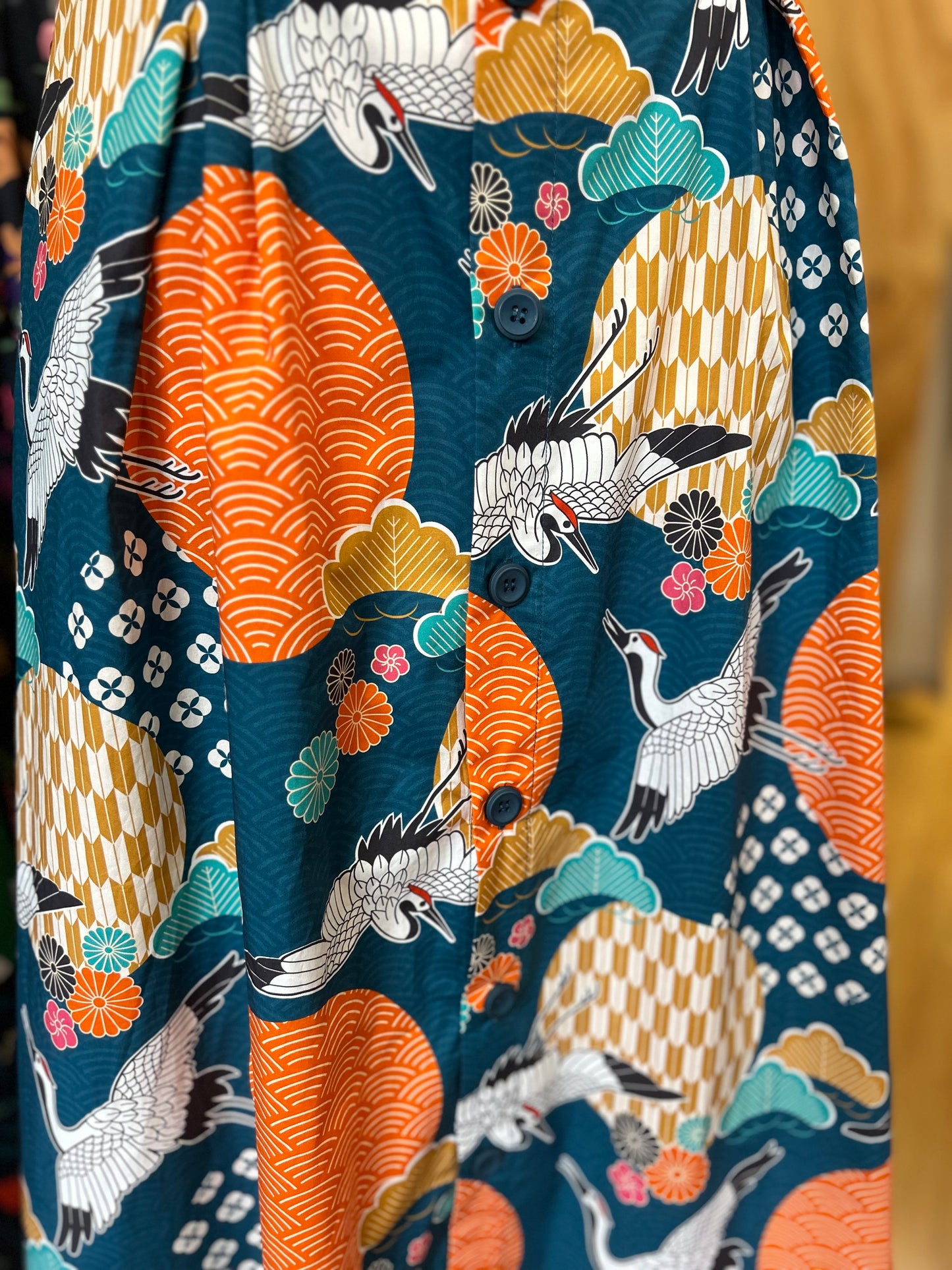 Ashley Skirt - Japanese Crane