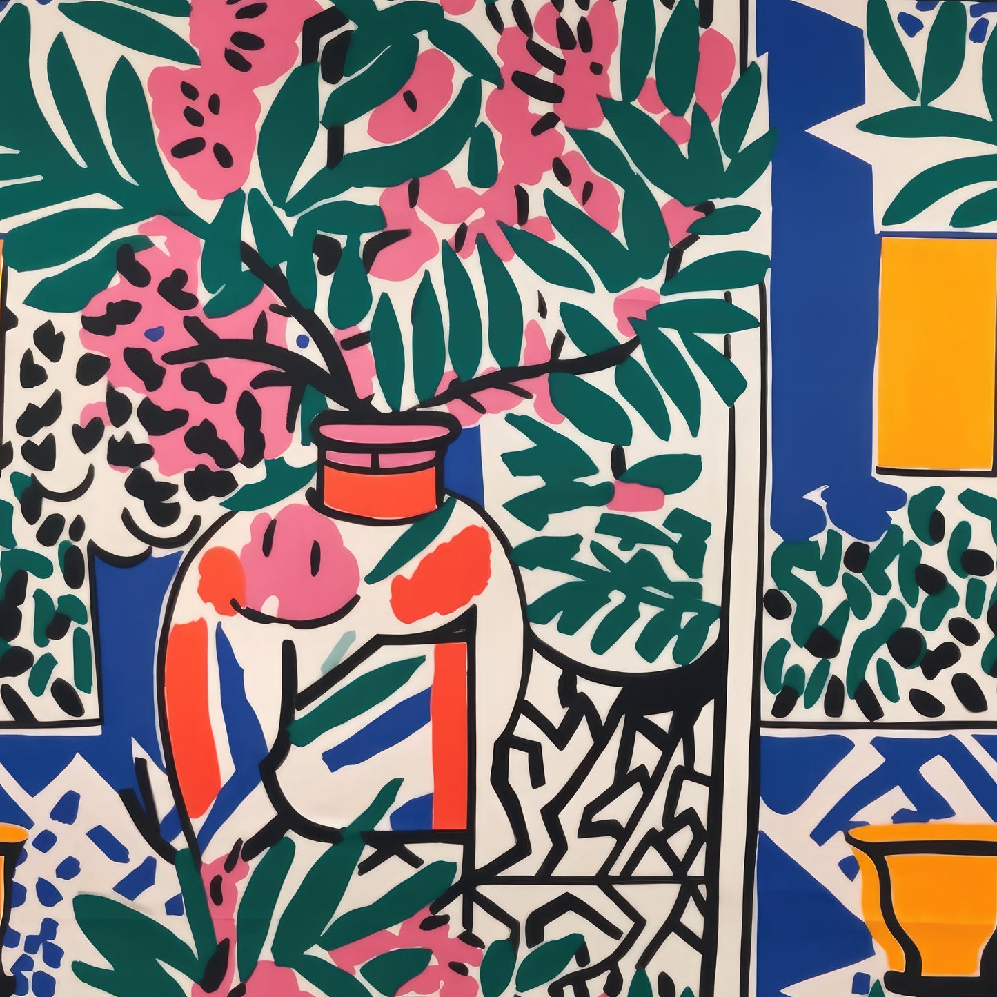 Fabric for Custom order - Retro, Art and Frida