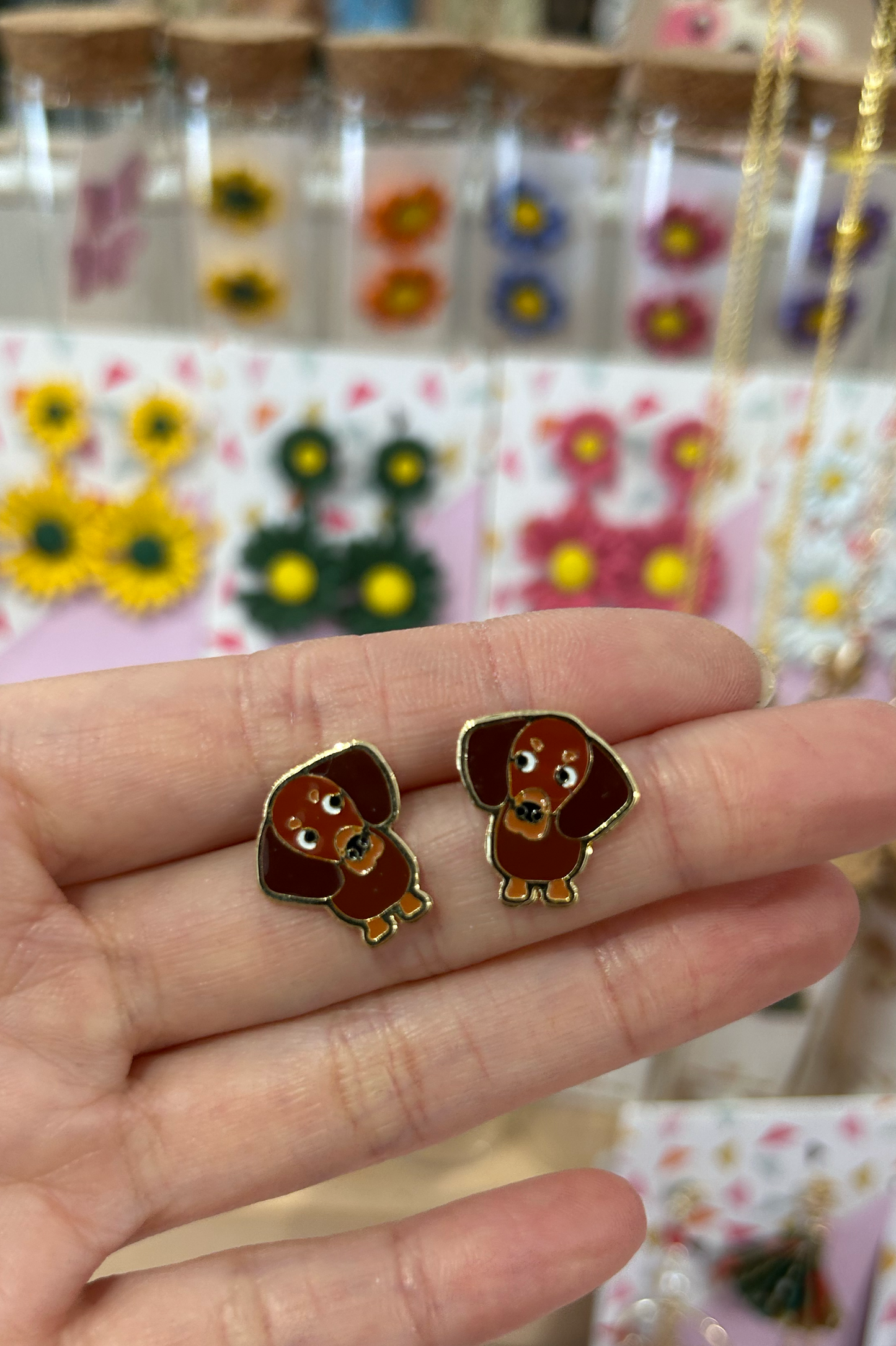 Dachshund Earring