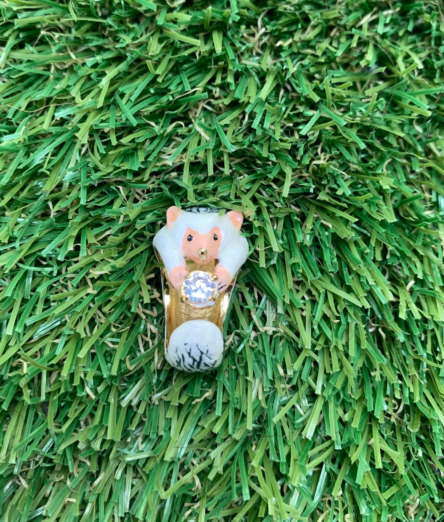 Handmade Hedgehog Ring/Earrings